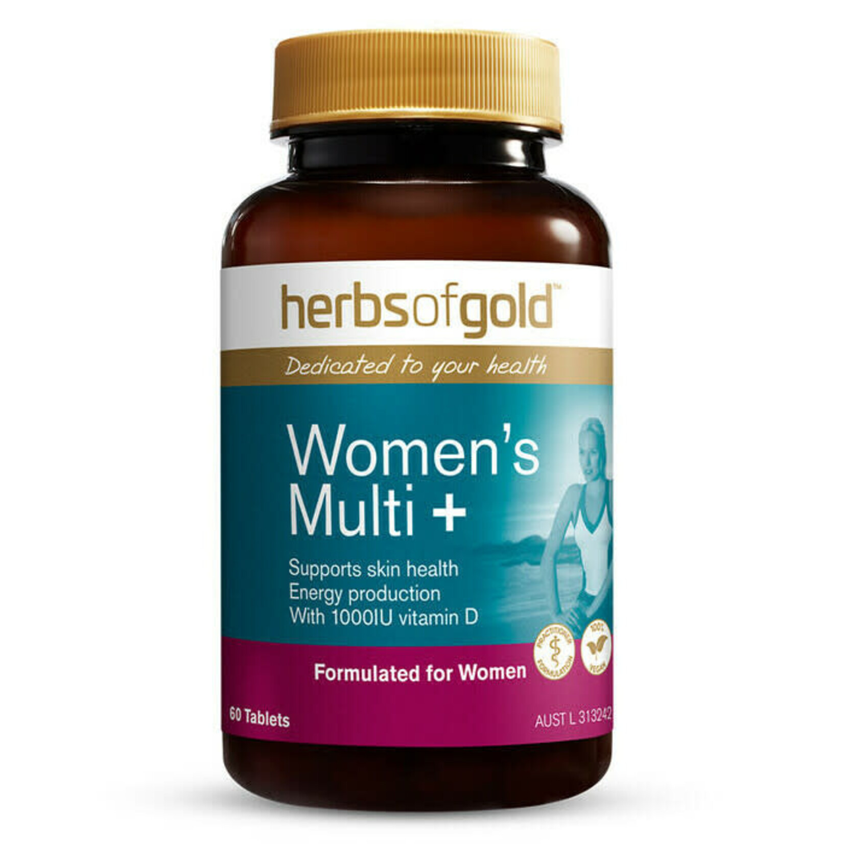 Herbs of Gold Herbs of Gold Womens Multi 30 tabs