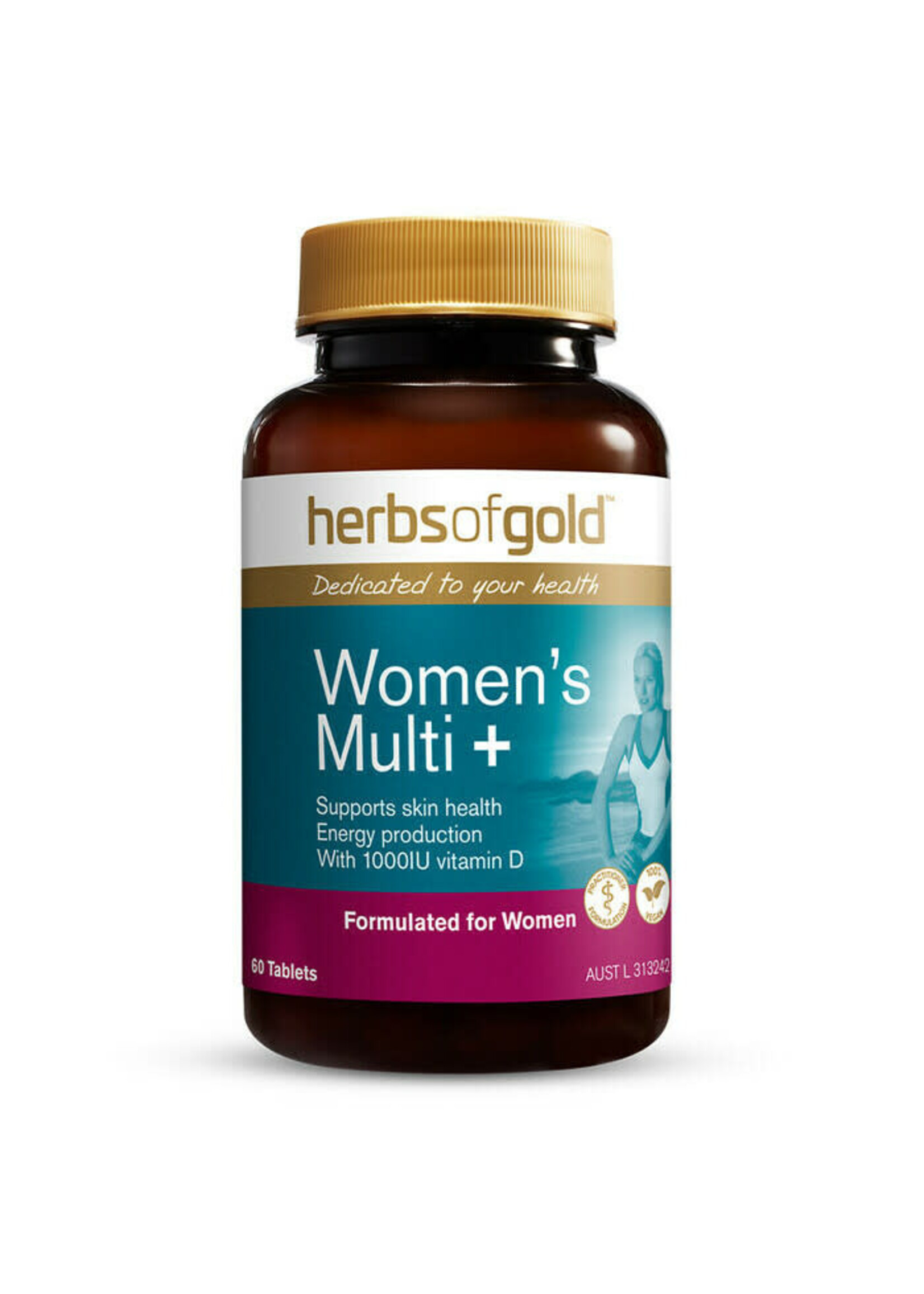 Herbs of Gold Herbs of Gold Womens Multi 30 tabs