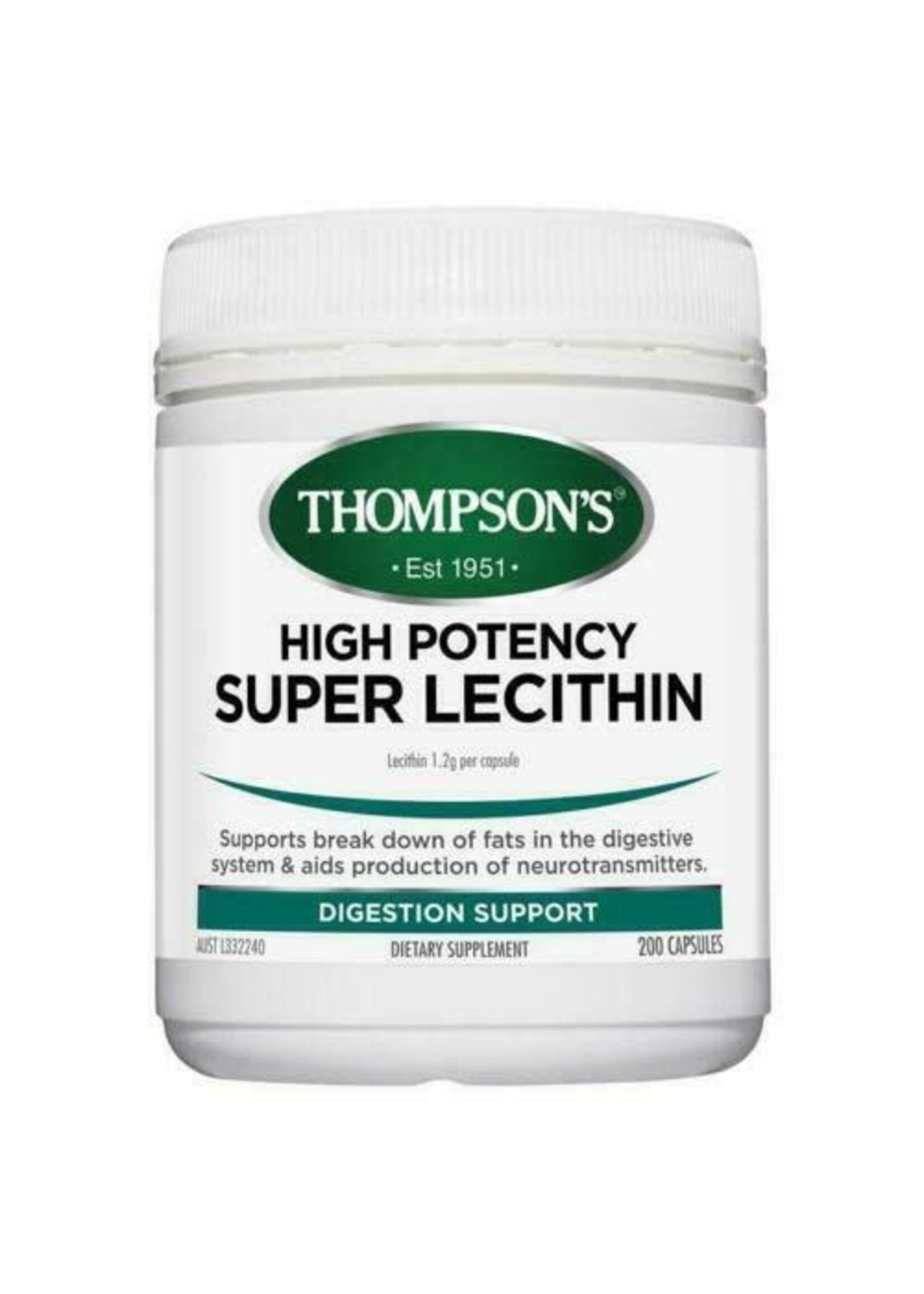 Thompson's Thompsons High Potency Super Lecithin 200 CAPS