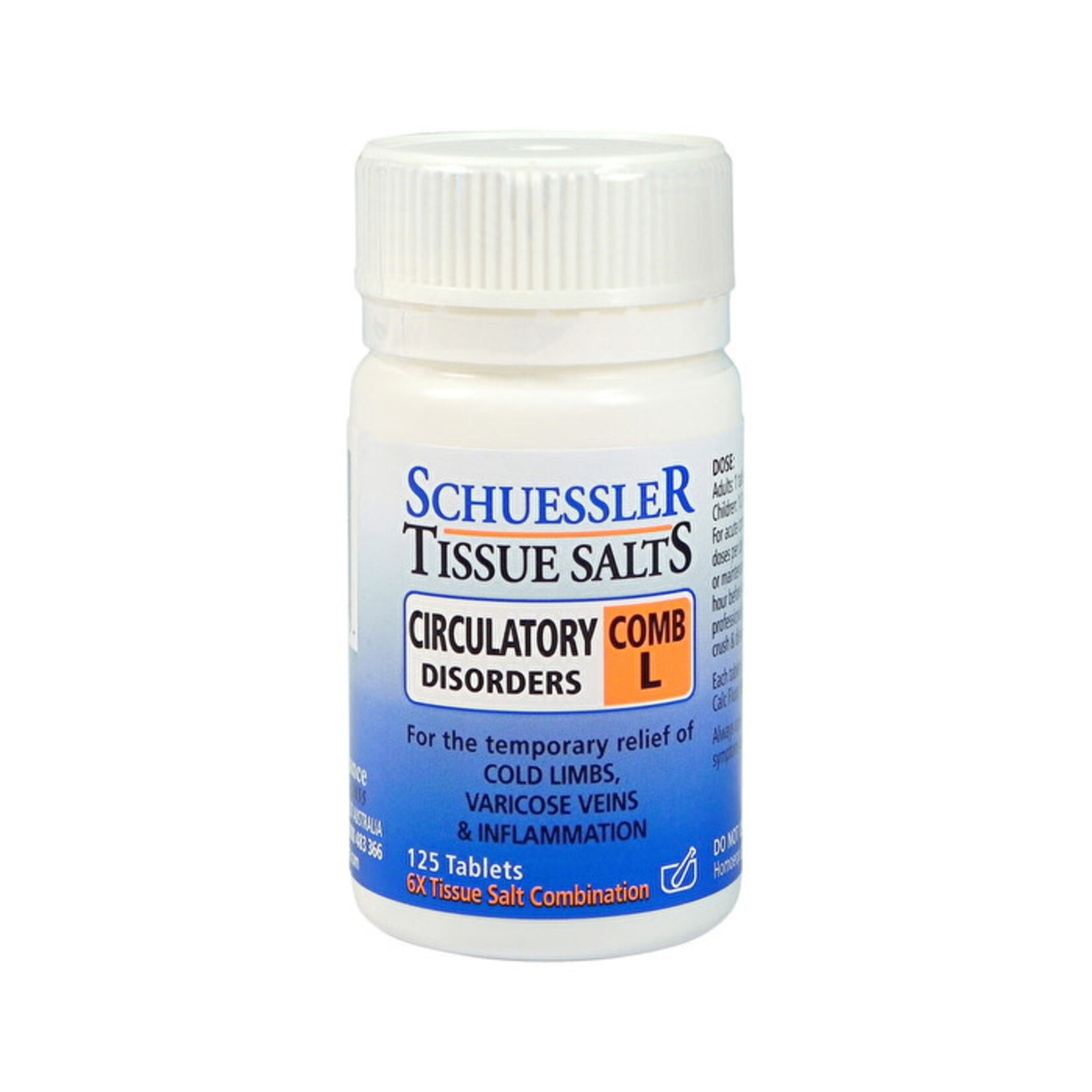 Schuessler Schuessler Tissue Salts Comb L 125Tabs