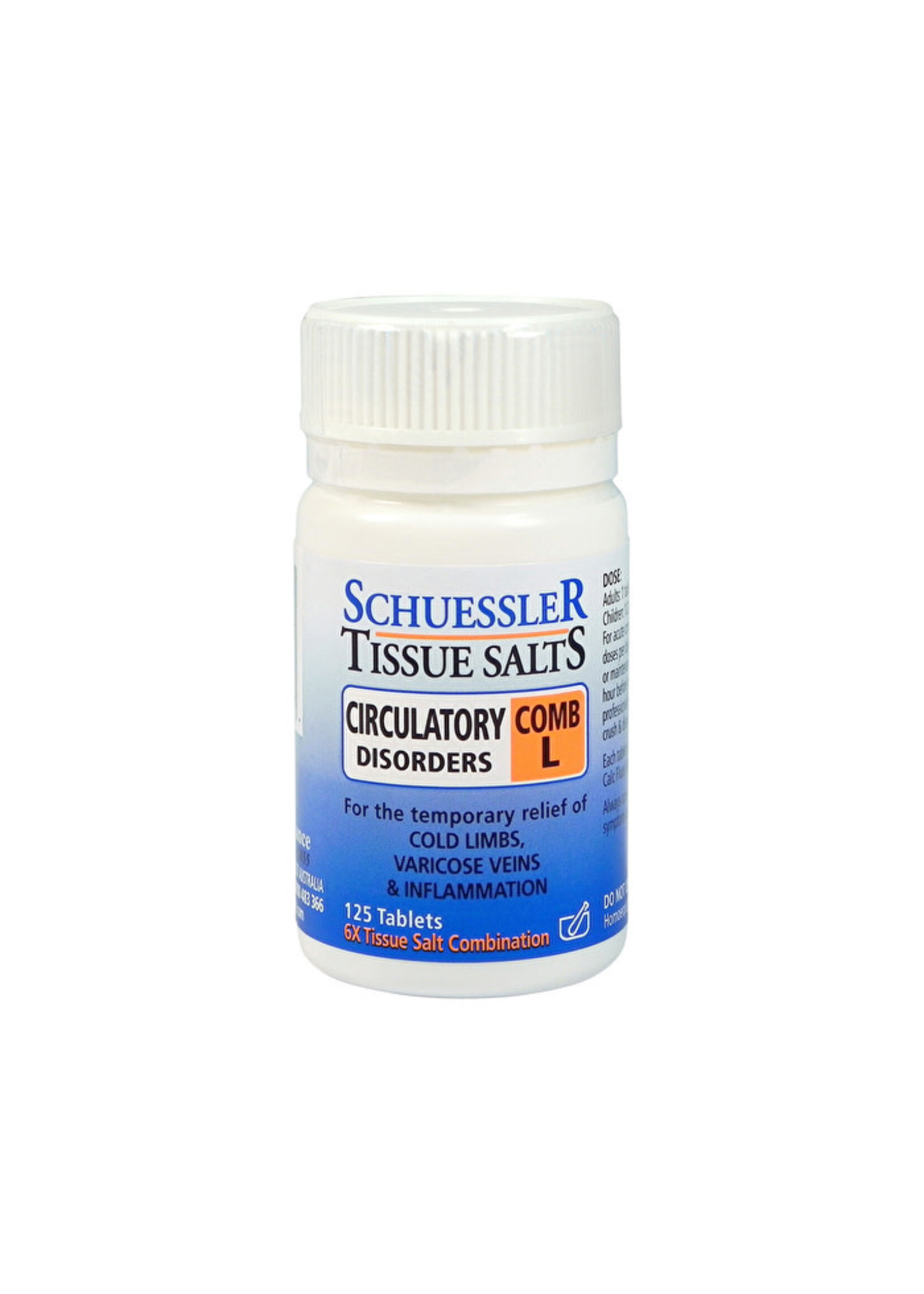 Schuessler Schuessler Tissue Salts Comb L 125Tabs