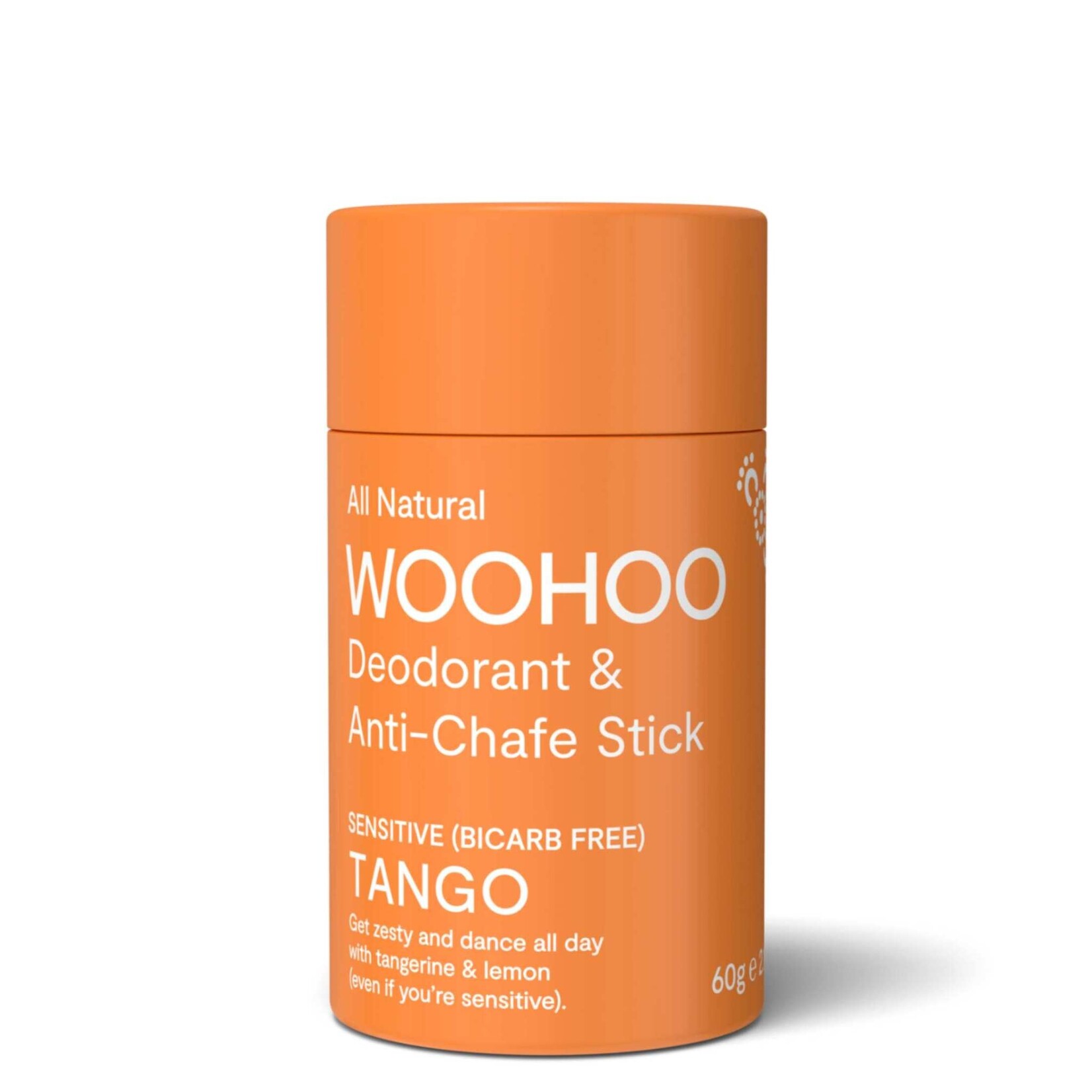 Woohoo Woohoo Deodorant & Anti-Chafe Stick 60g Tango (Sensitive Bicarb free)