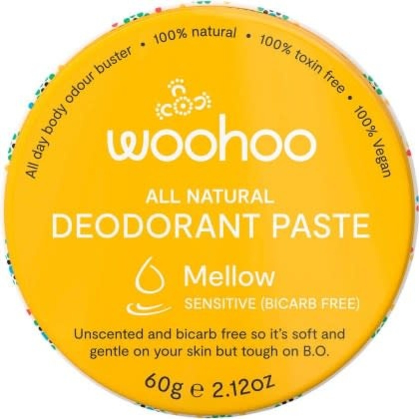 Woohoo Woohoo Deodorant Paste 60g Mellow (Sensitive)