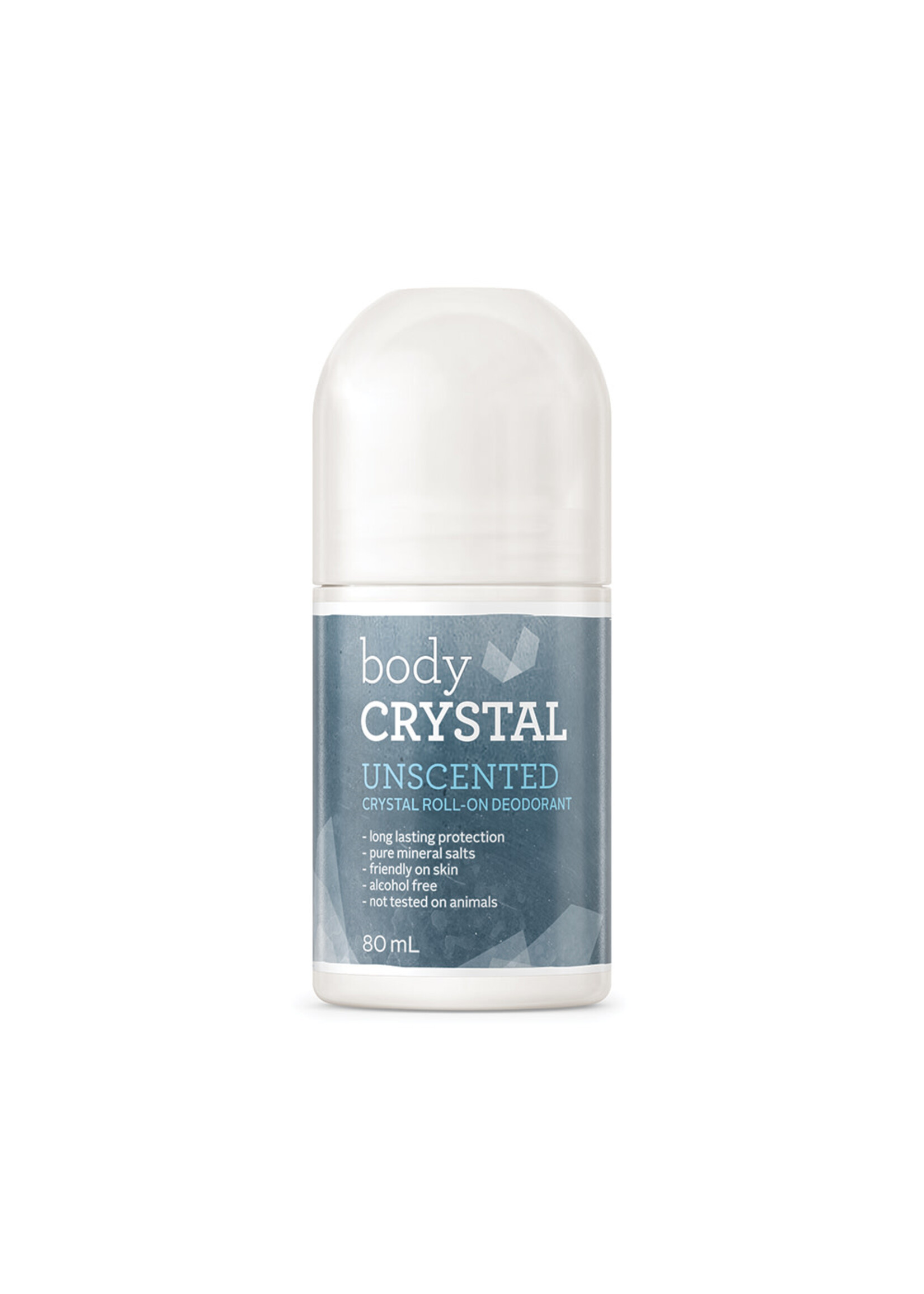 Body Crystal Body Crystal Roll-On Deodorant Unscented 80ml