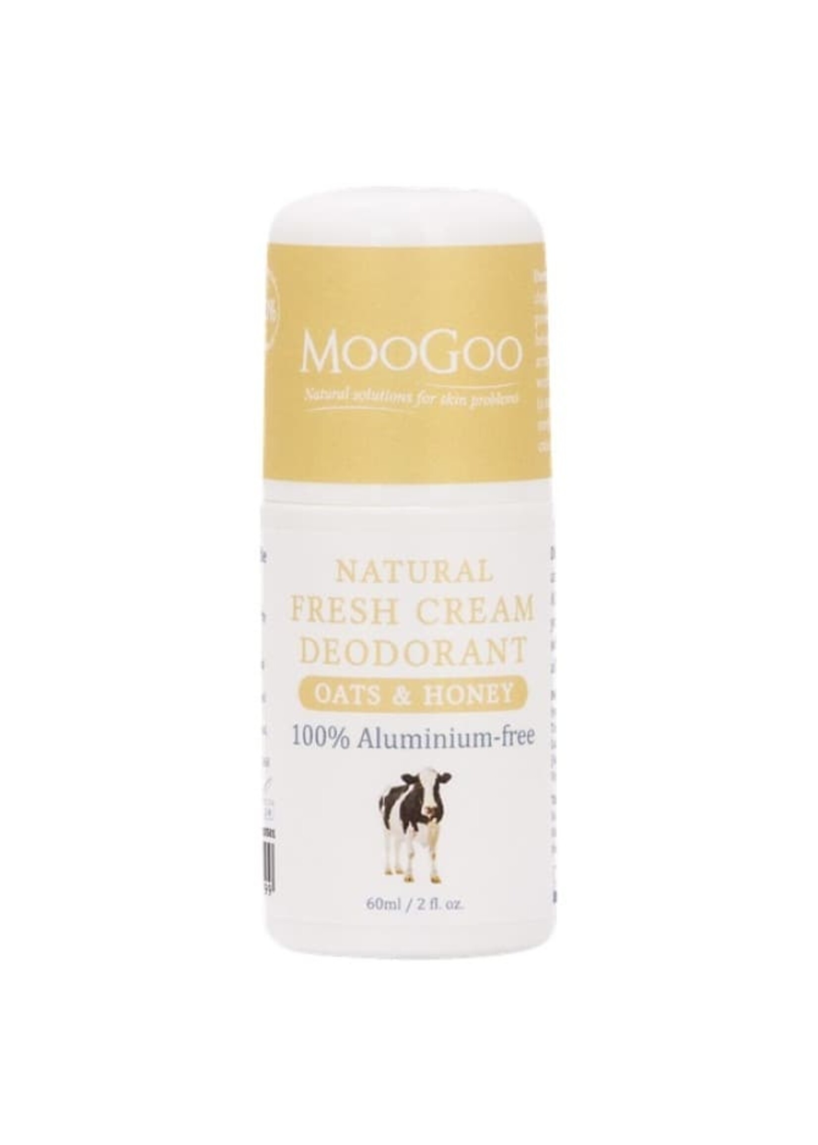 MooGoo MooGoo Fresh Cream Deodorant 60ml Oats & Honey