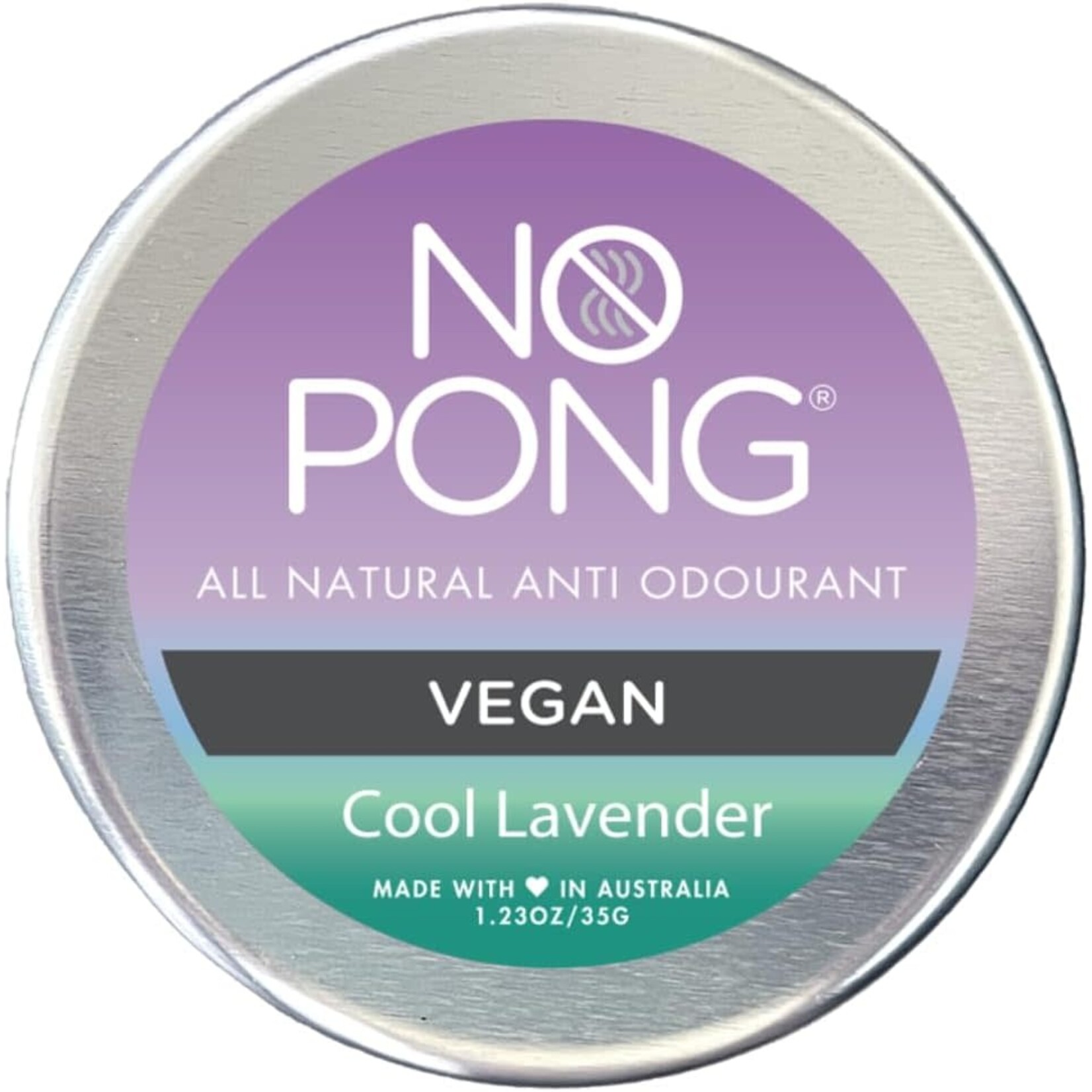 No Pong No Pong Vegan Low Bicarb 35g Cool Lavender