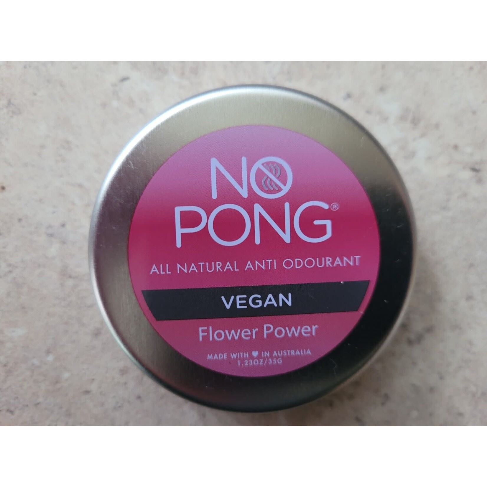No Pong No Pong Vegan Low Bicarb 35g Flower Power