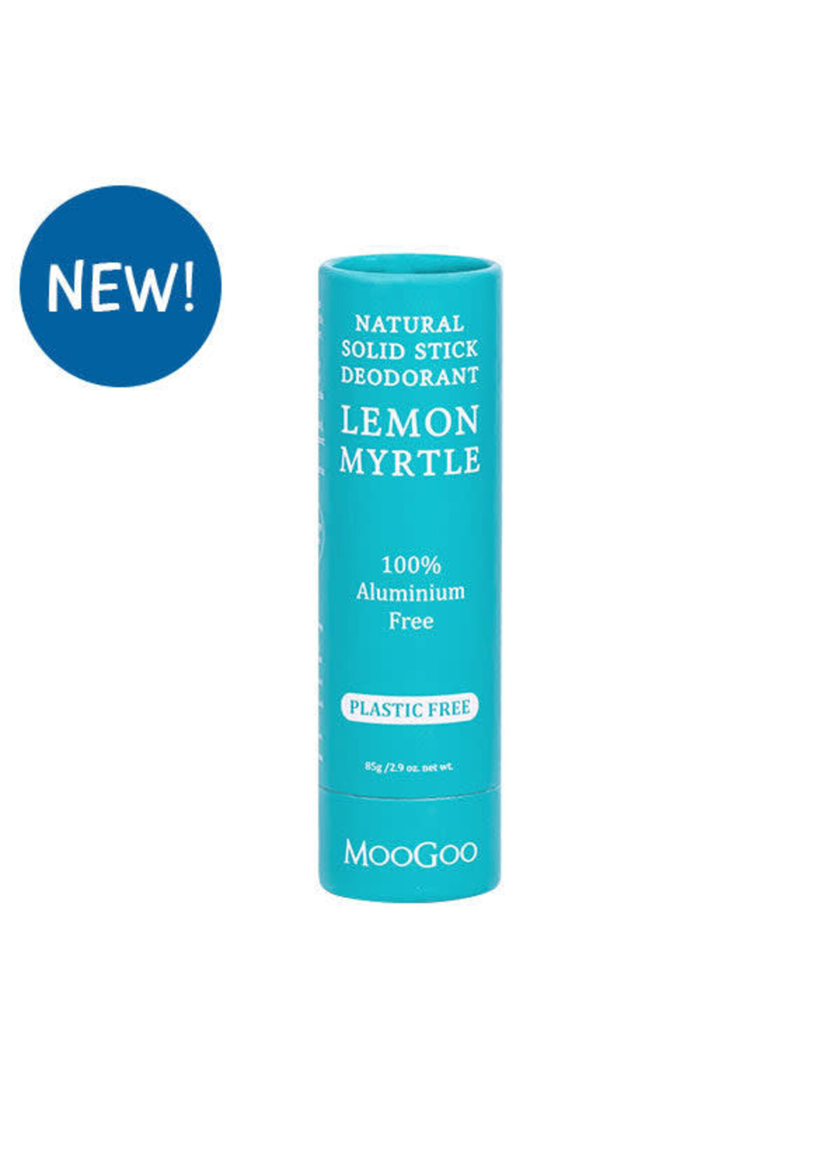 MooGoo MooGoo Solid Stick Deodorant 100% Aluminium Free 60ml Lemon Myrtle ( DNR)