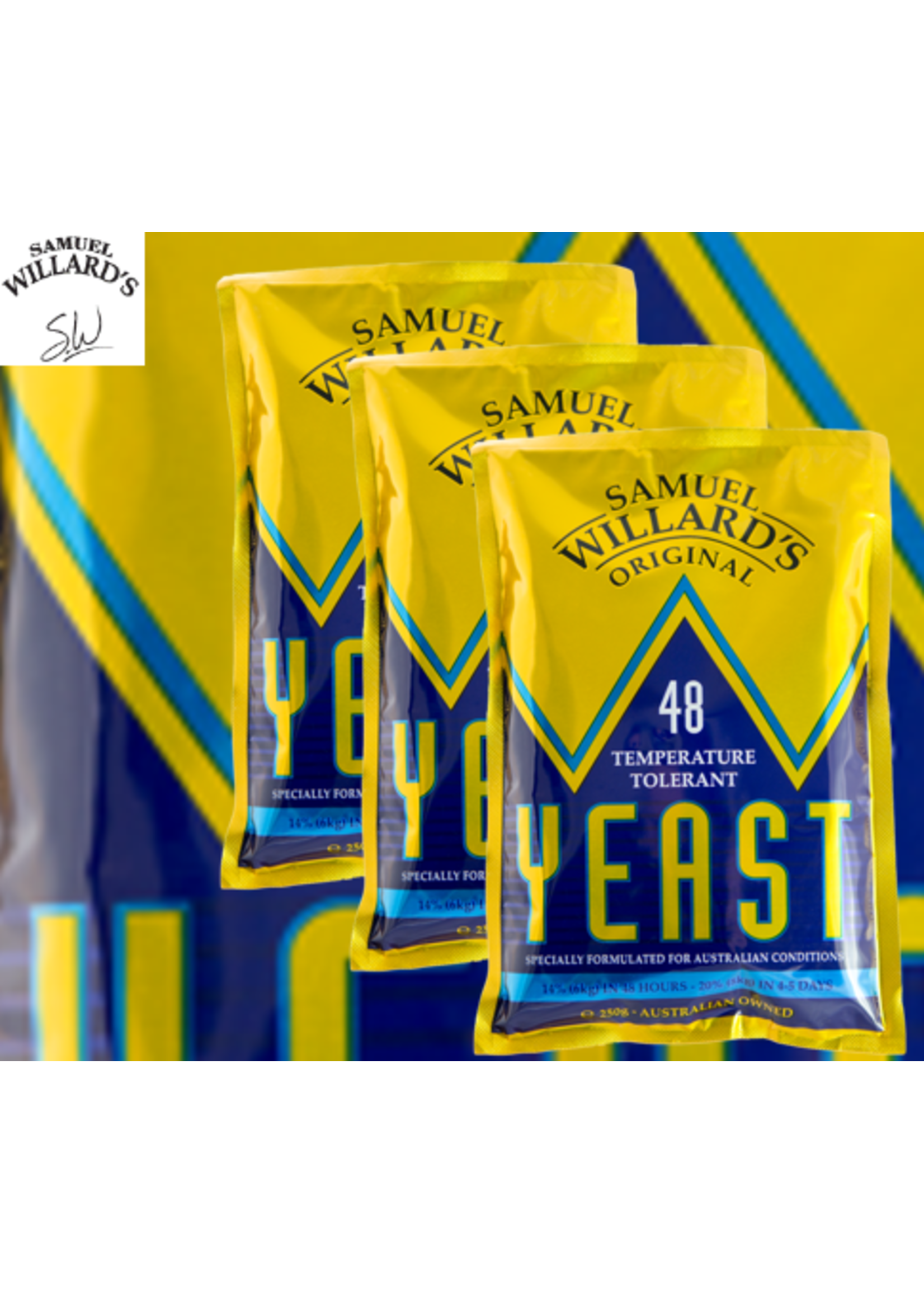 Samuel Willards Samuel Willards 48hr Temp Tolerant Yeast