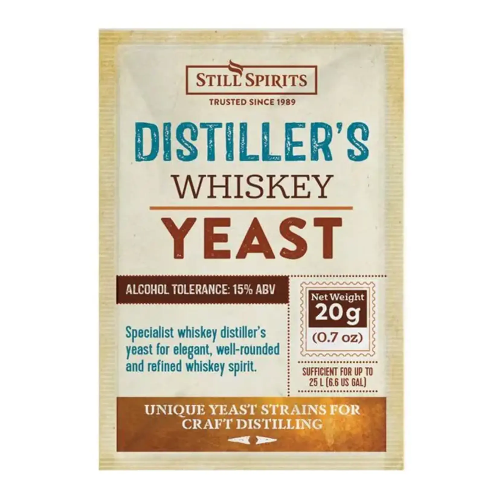 Still Spirits Still Spirits Distillers Yeast  Whiskey 20g