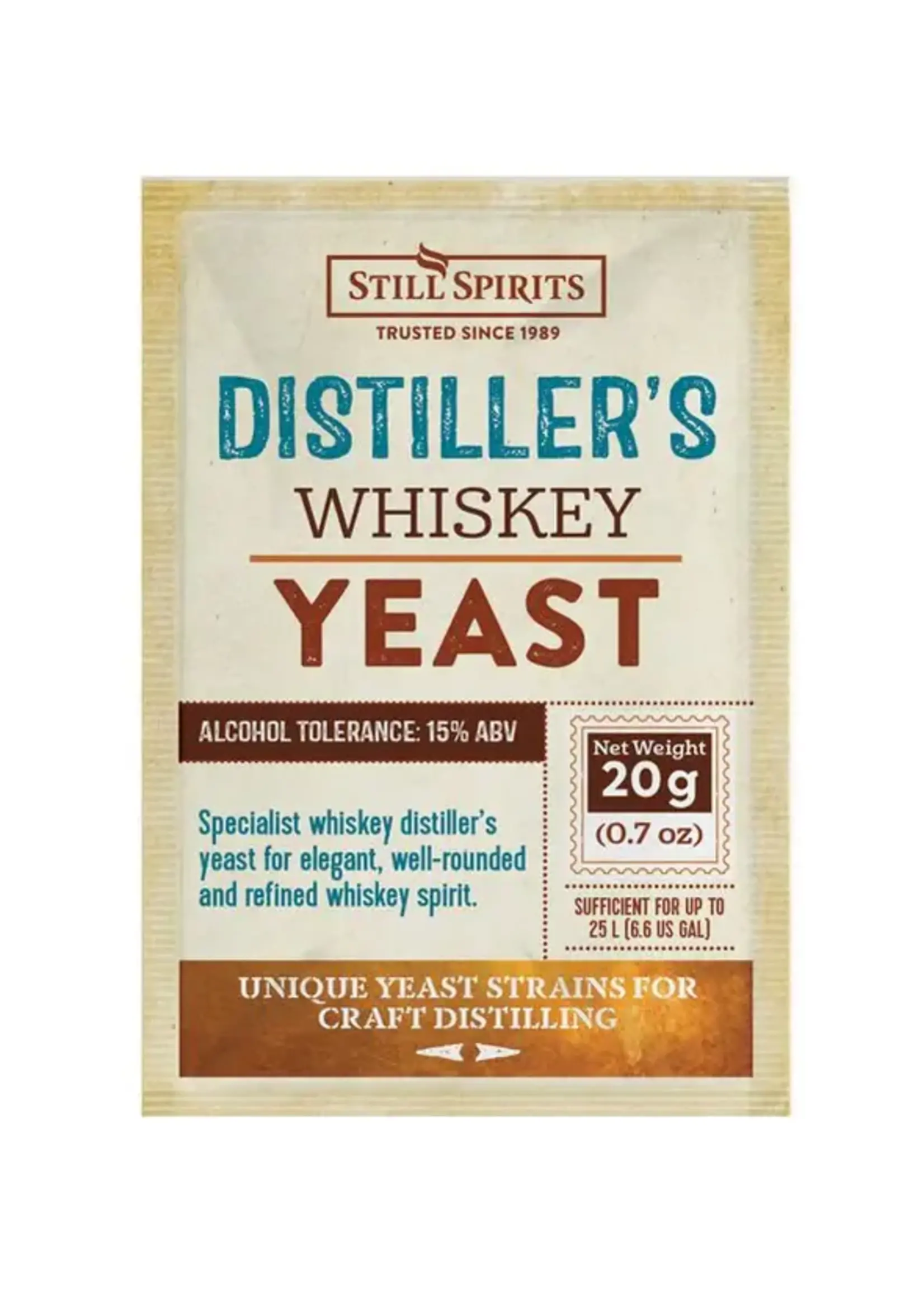 Still Spirits Still Spirits Distillers Yeast  Whiskey 20g