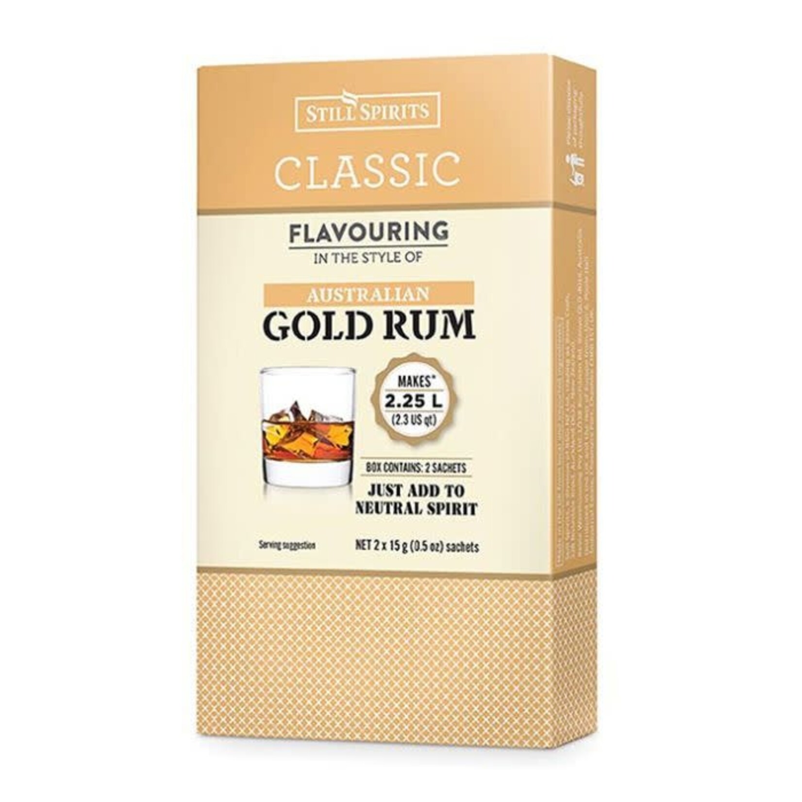 Still Spirits Still Spirits Classic Australian Gold Rum 2 x 22g sachets