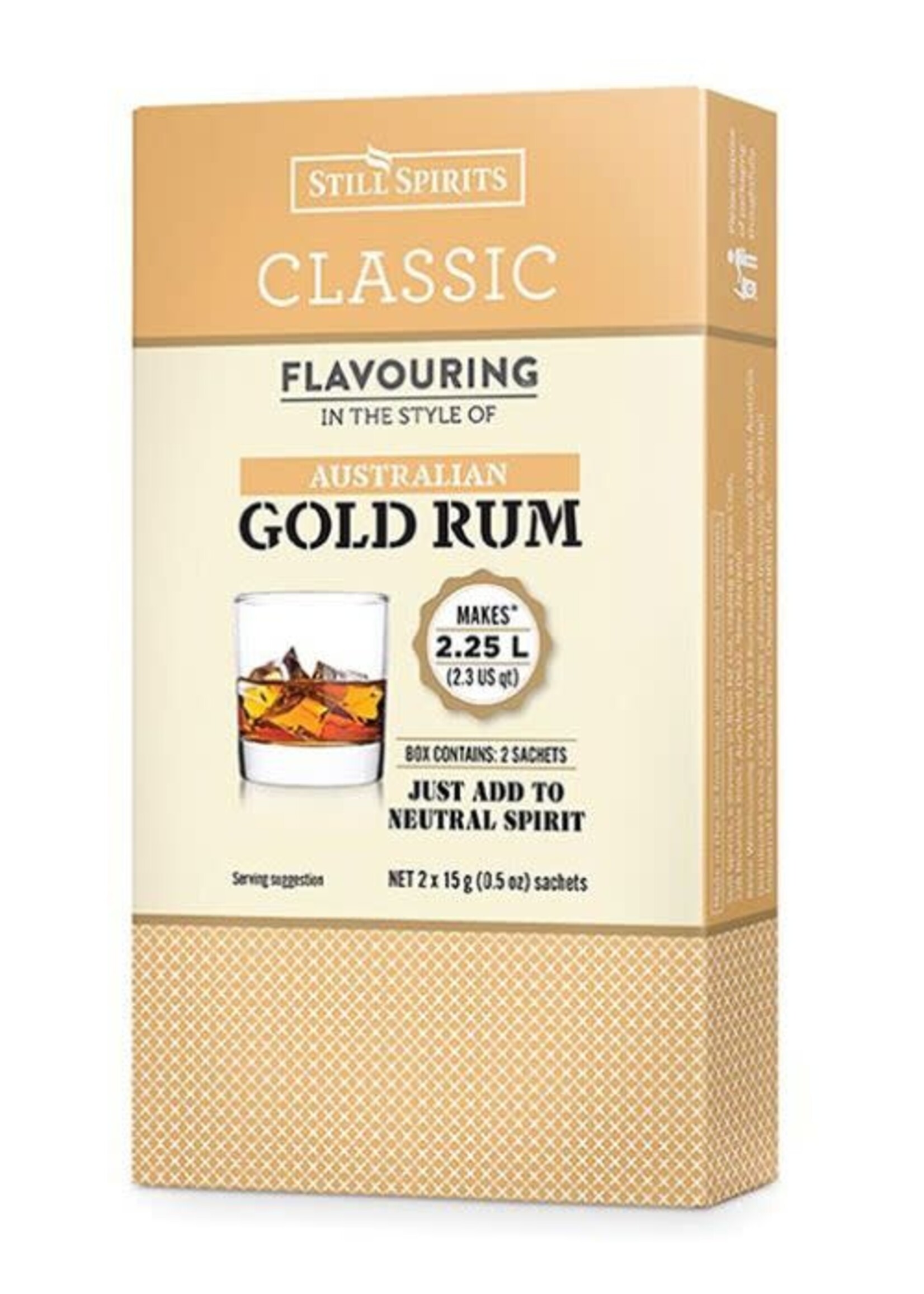 Still Spirits Still Spirits Classic Australian Gold Rum 2 x 22g sachets