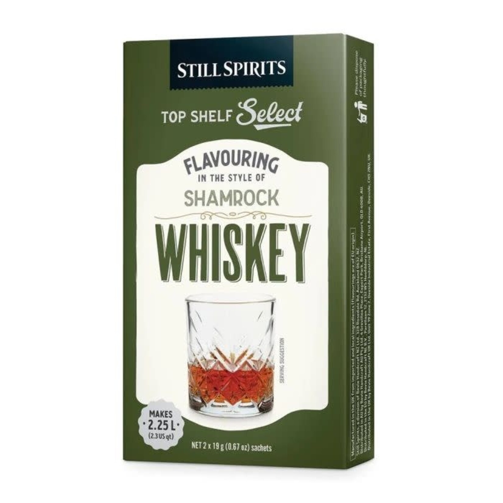Still Spirits Still Spirits Top Shelf Select Shamrock Whiskey  2x19g sachets