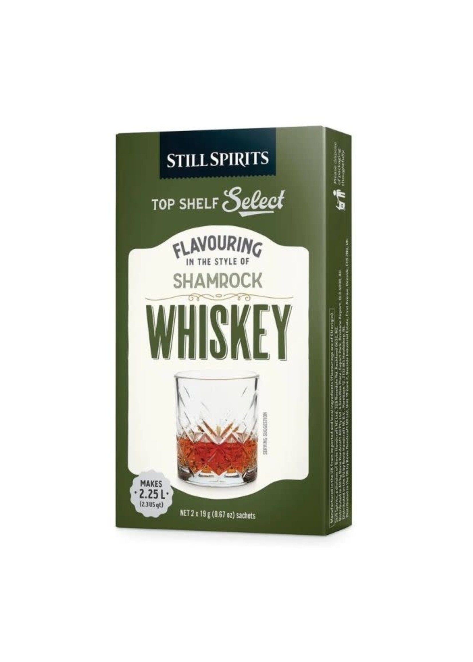 Still Spirits Still Spirits Top Shelf Select Shamrock Whiskey  2x19g sachets