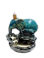 Tulsi Tulsi Backflow Elephant  Green 12cm