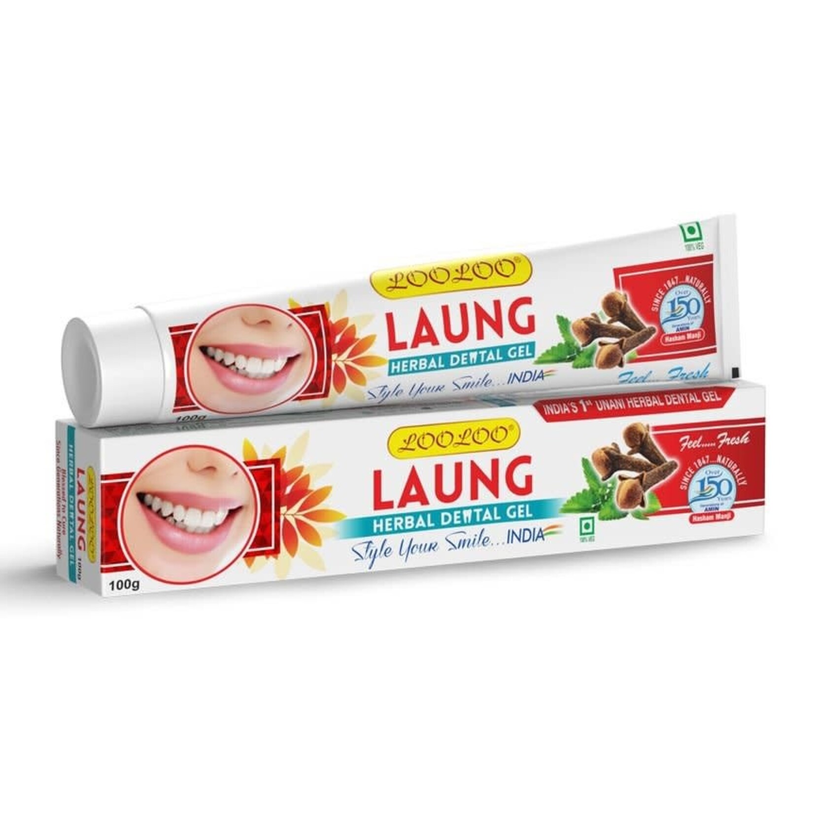 Loo Loo Loo Loo Herbal Dental Gel  Luang-Clove 100g
