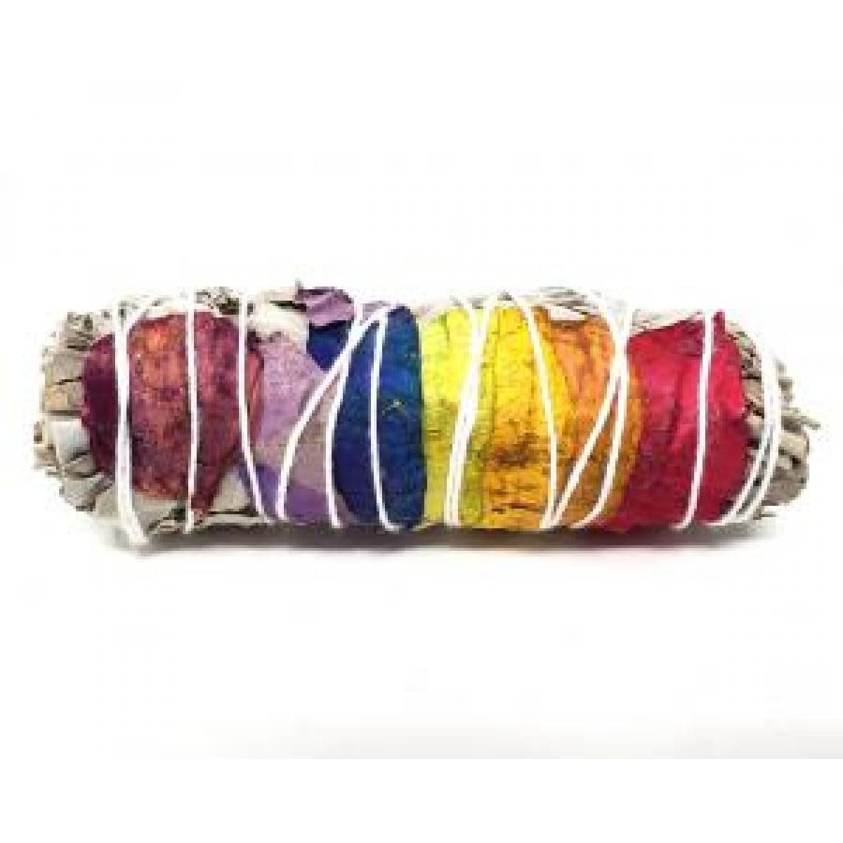 Sage Pure Tulsi Sage Pure  Seven Chakras White Sage Smudge stick 10cm