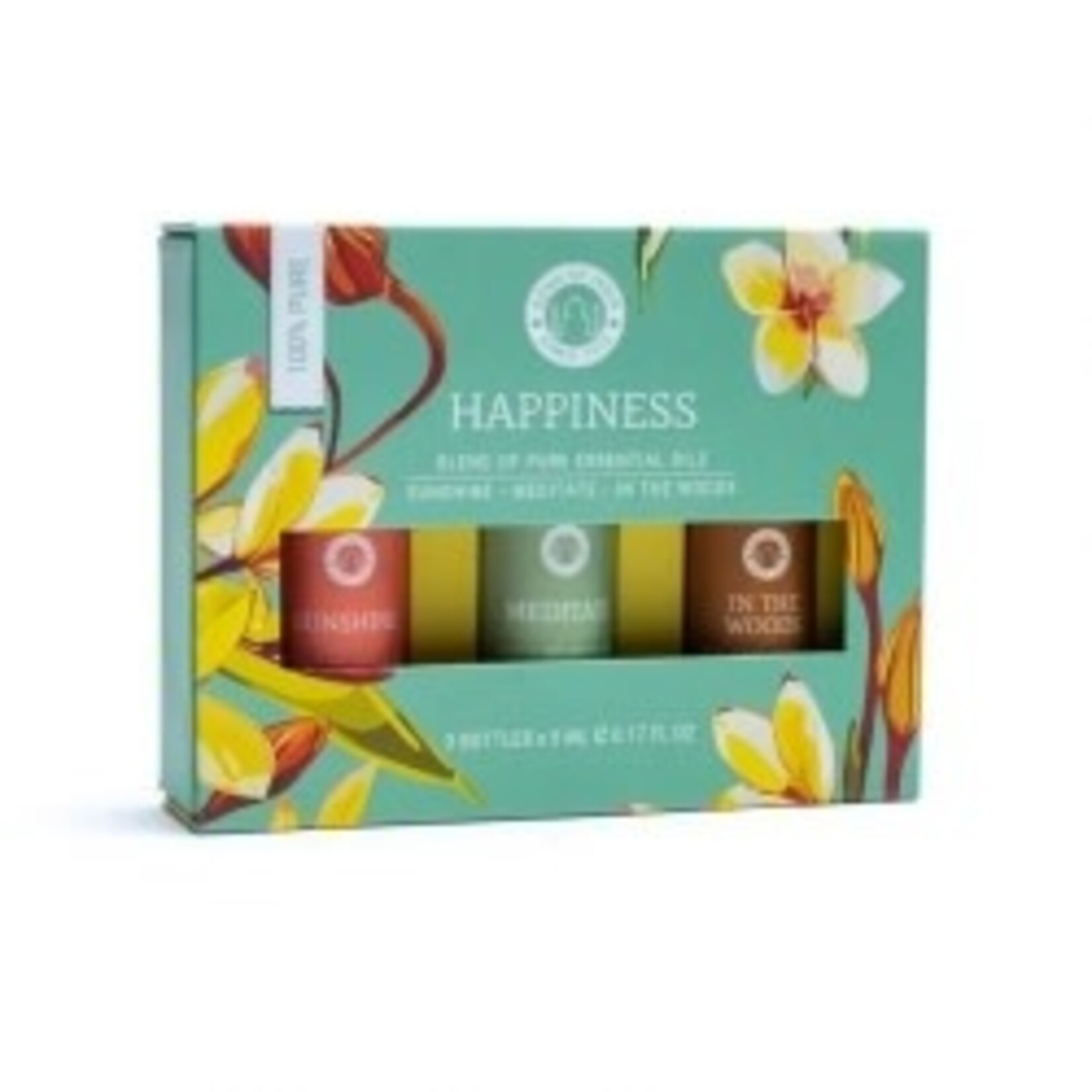 Song of India Song of India Happiness- Sunshine Meditate In the Woods 3x 5ml bottles