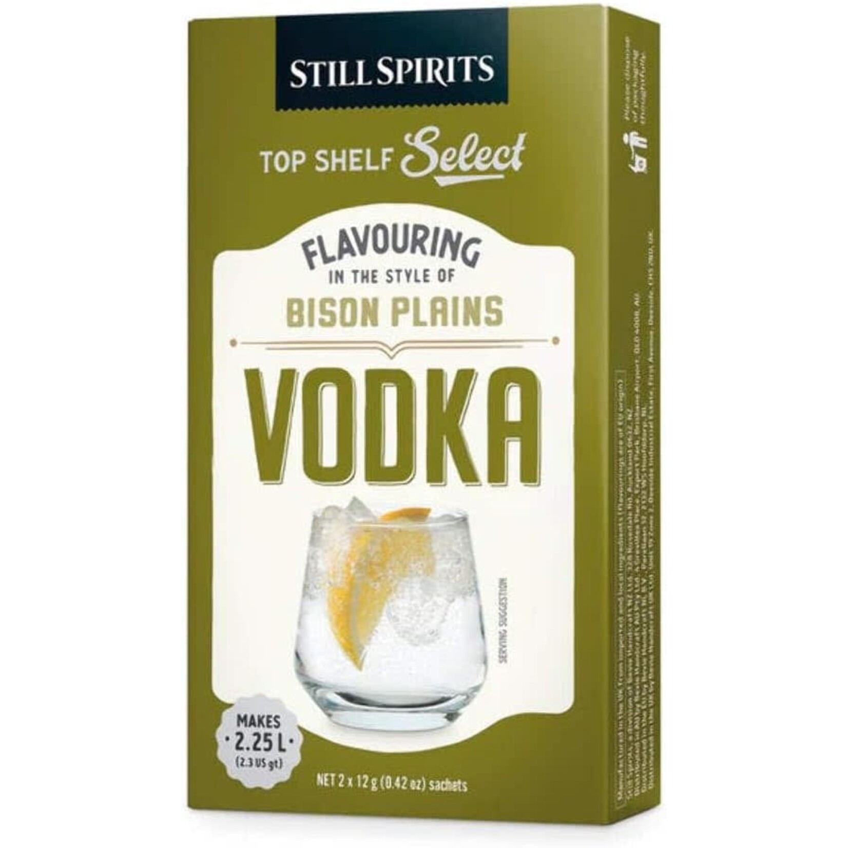 Still Spirits Still Spirits Classic Bison Plains Vodka 2x 12g sachets