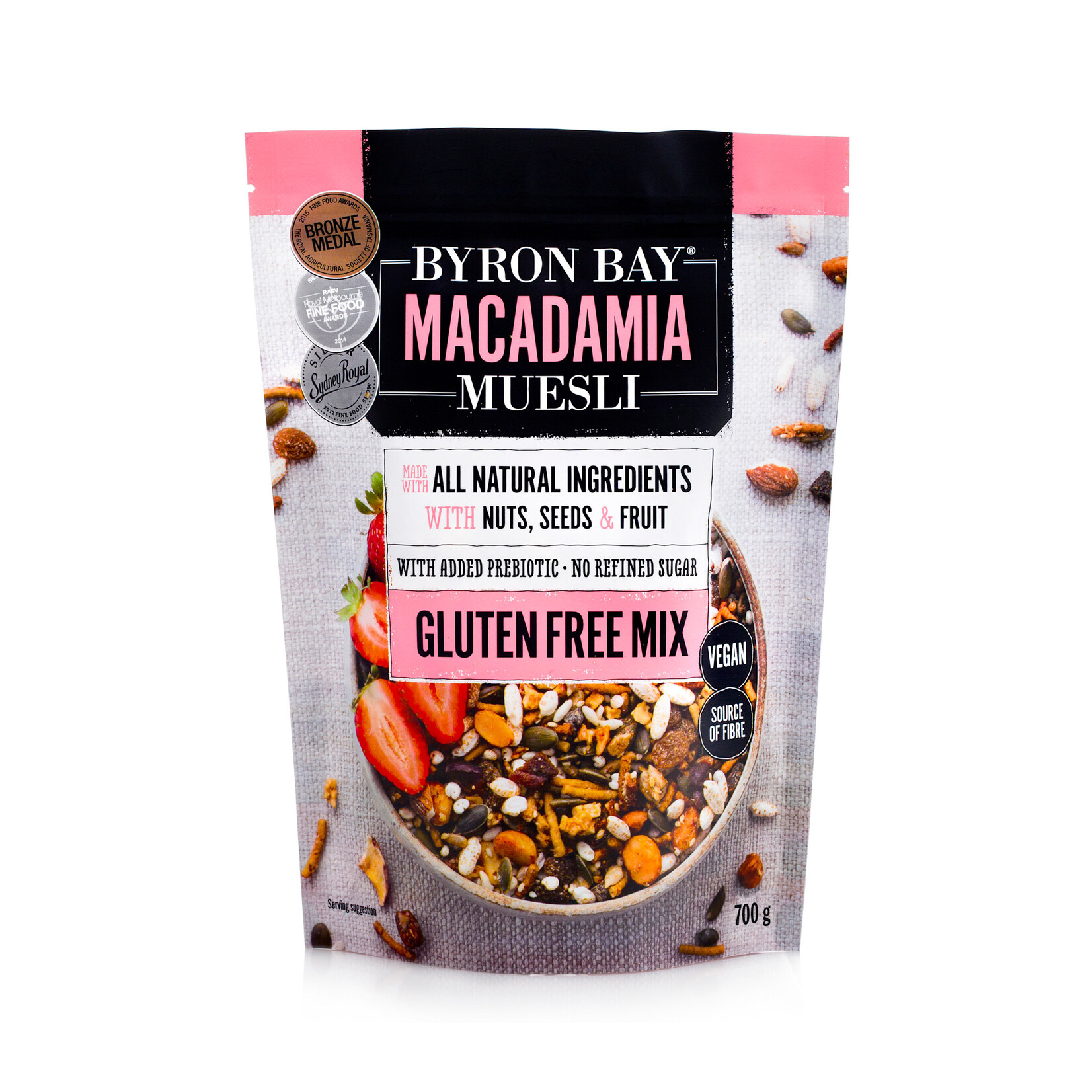 Byron Bay Muesli Byron Bay Macadamia Muesli  Gluten Free 700g