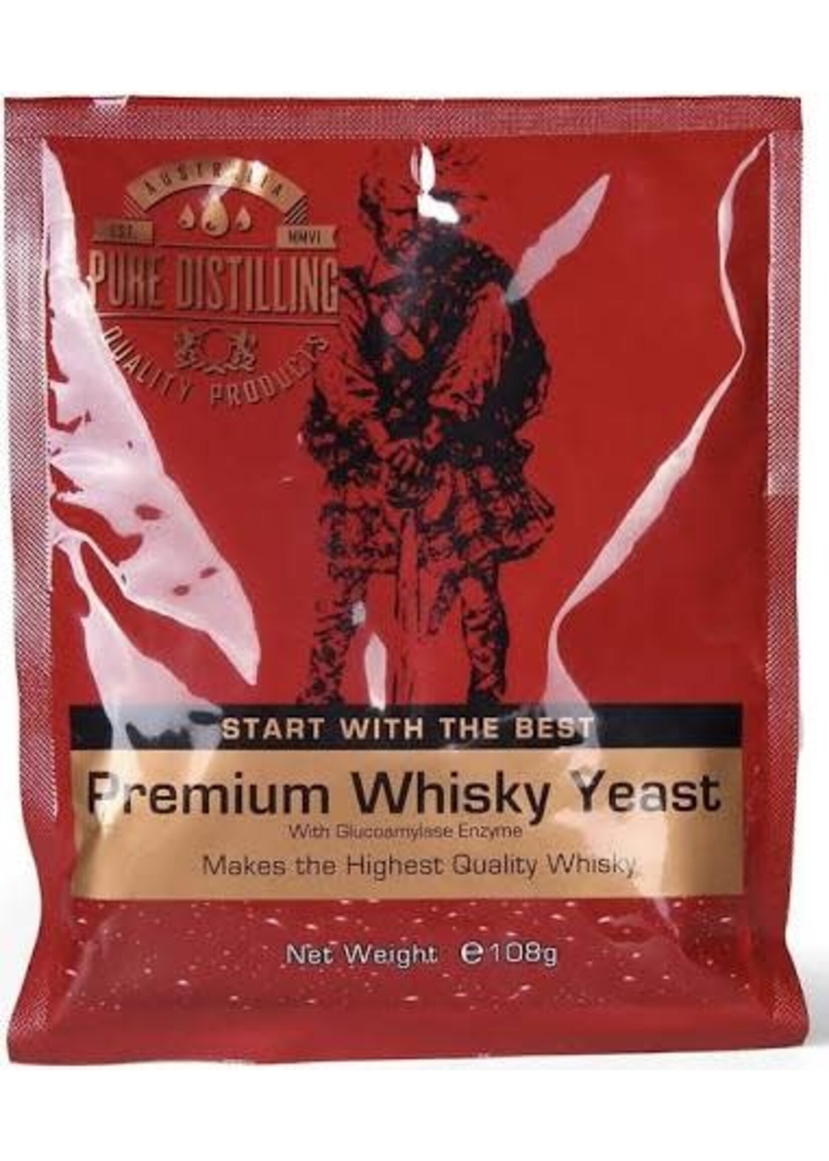 Pure distilling Pure DIstilling  Premium  Whisky Yeast 108g