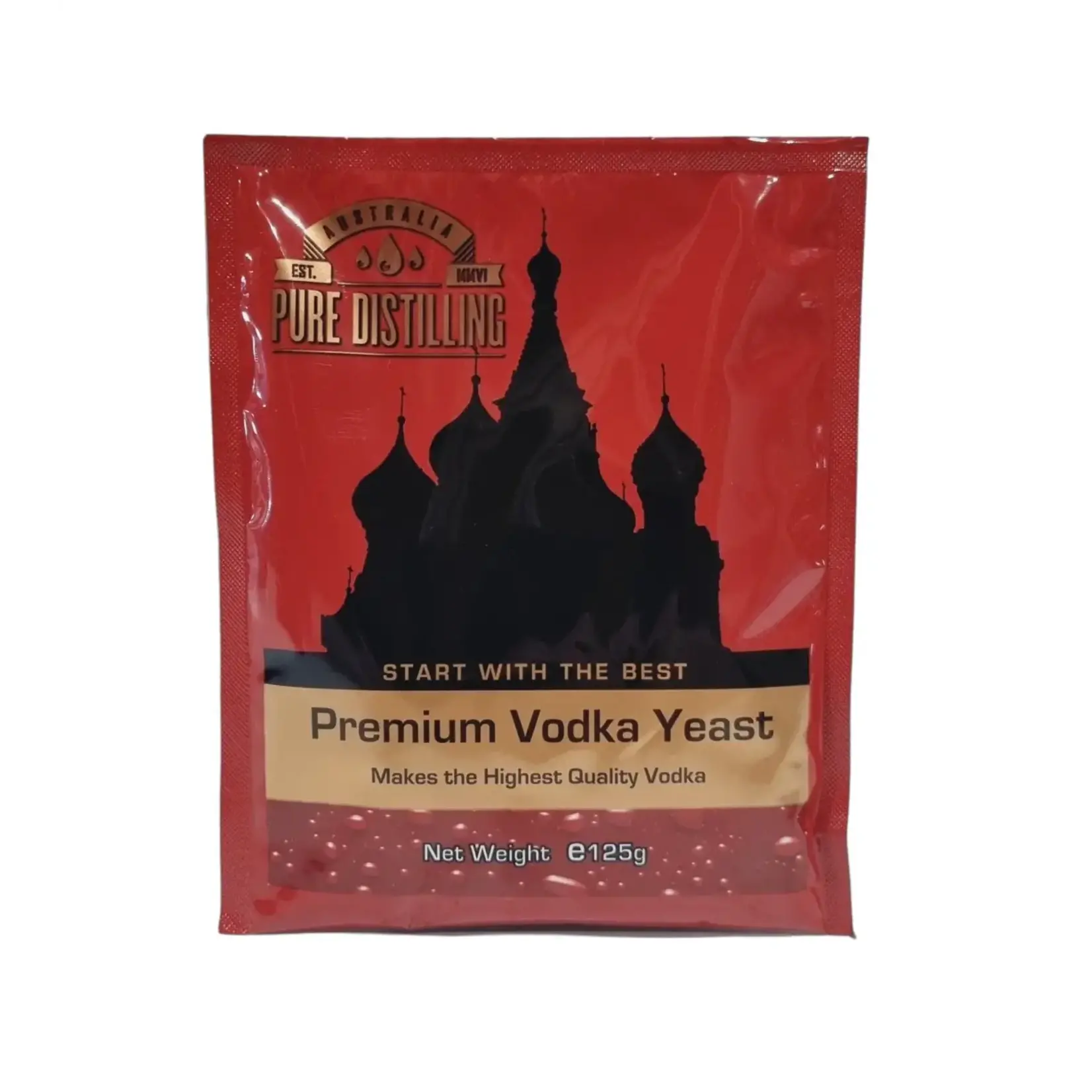 Pure distilling Pure Distilling  Vodka  Yeast 125g