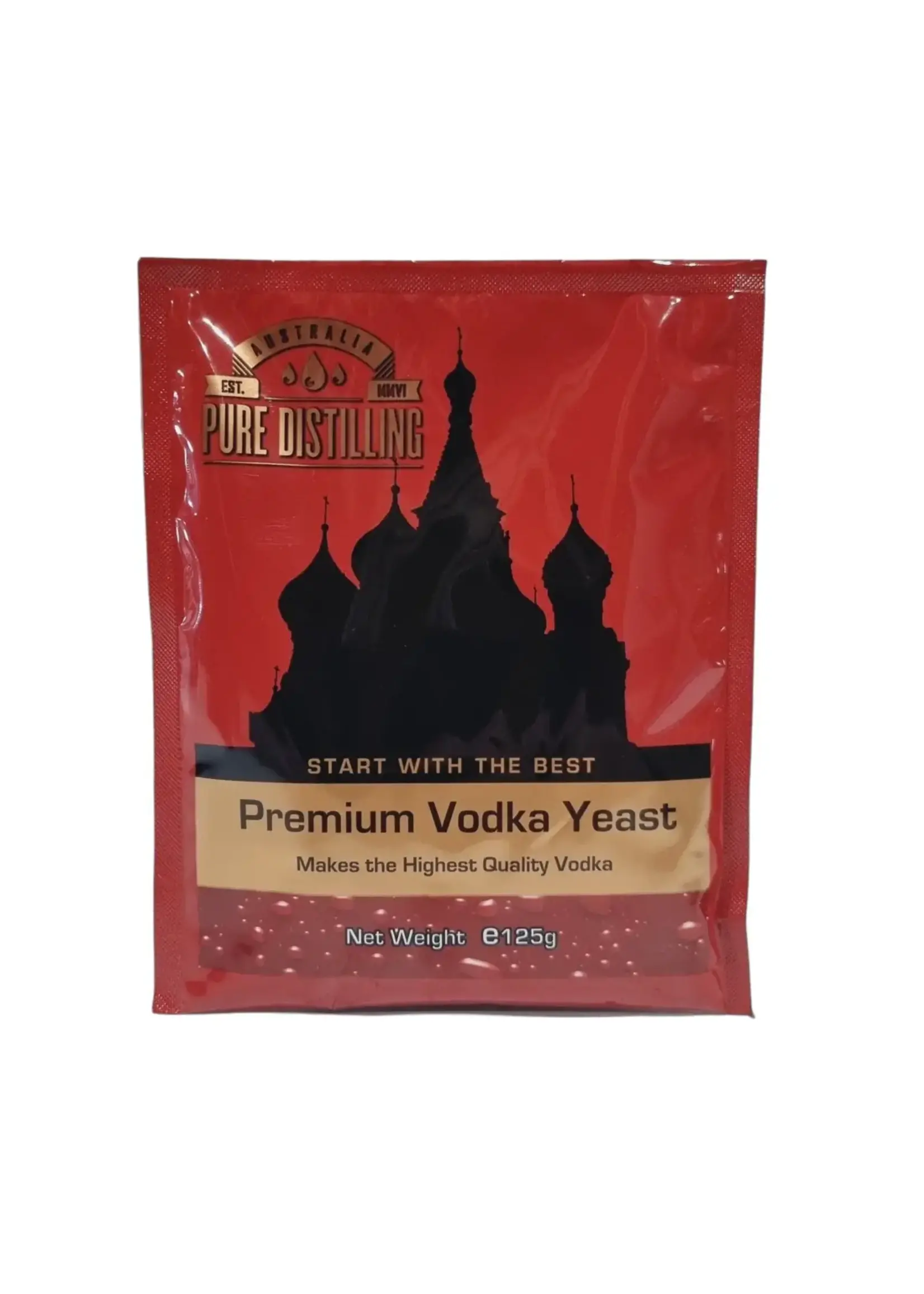 Pure distilling Pure Distilling  Vodka  Yeast 125g