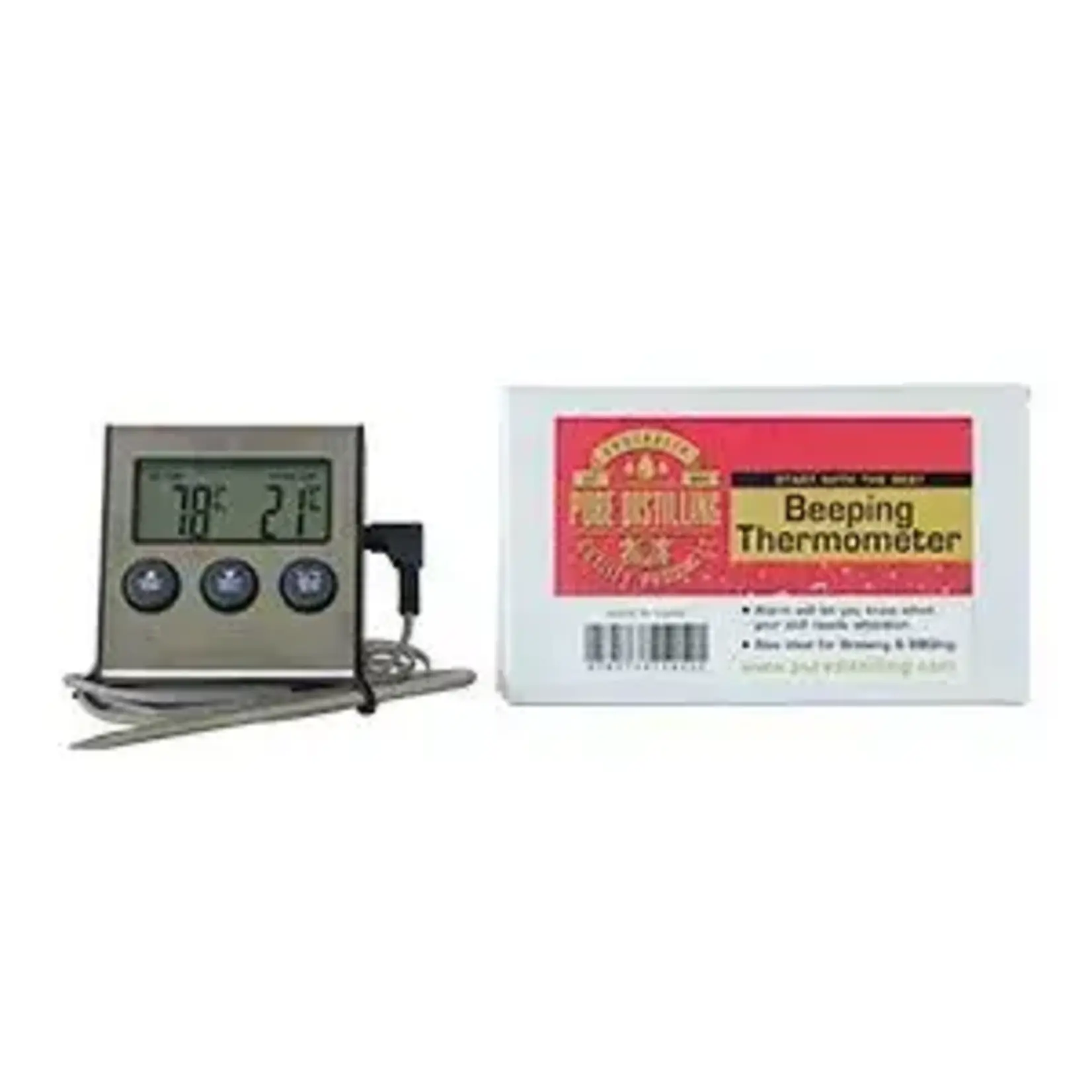 Pure distilling Pure distilling Beeping Alarm Thermometer x1 boxed item