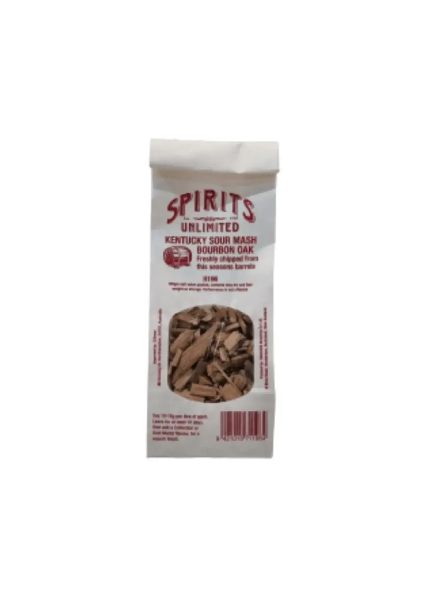 Spirits Unlimited Spirits Unlimited Kentucky Sour Mash Bourbon Oak Chips 200g