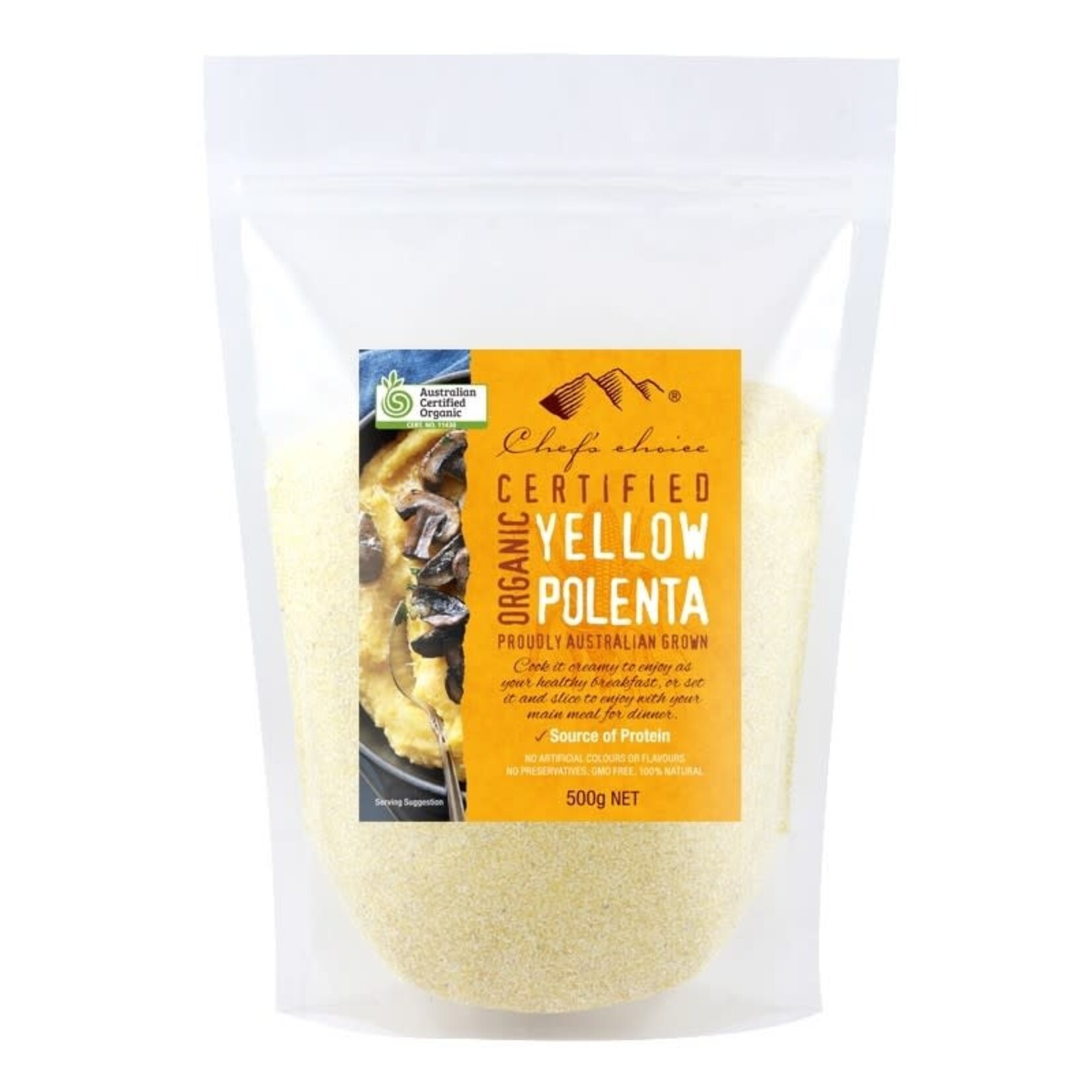 Chefs Choice Chefs Choice Organic Yellow Polenta 500g