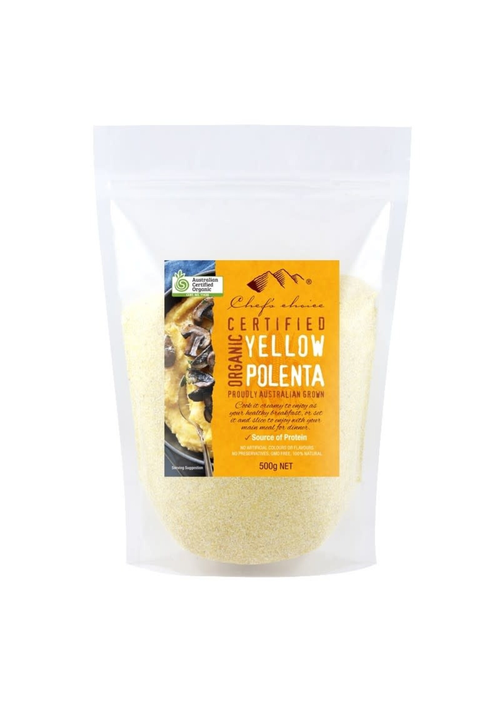 Chefs Choice Chefs Choice Organic Yellow Polenta 500g