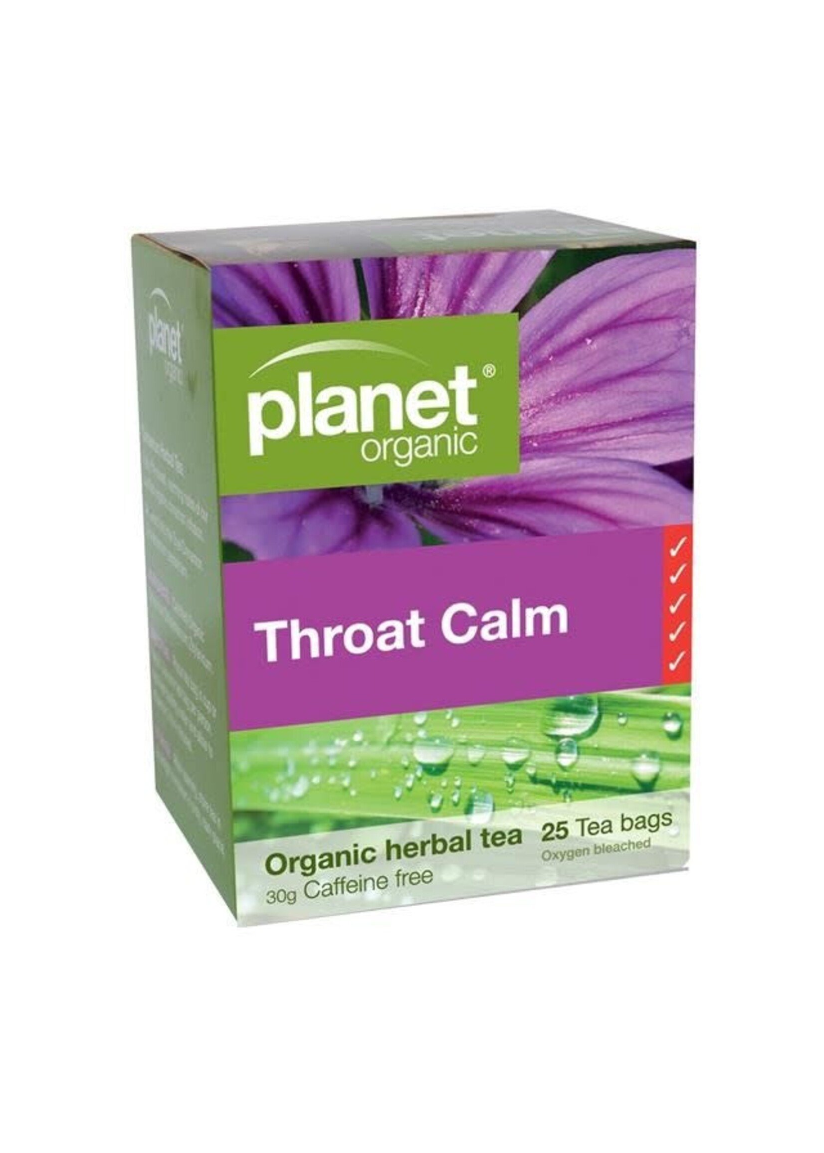 Planet Organic Planet Organic Herbal Tea Bags 25 Throat Calm