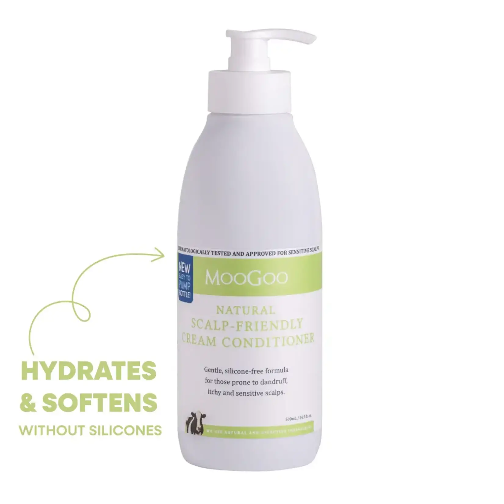 MooGoo MooGoo Natural Cream Conditioner 1 litre (Sensitive Scalp)
