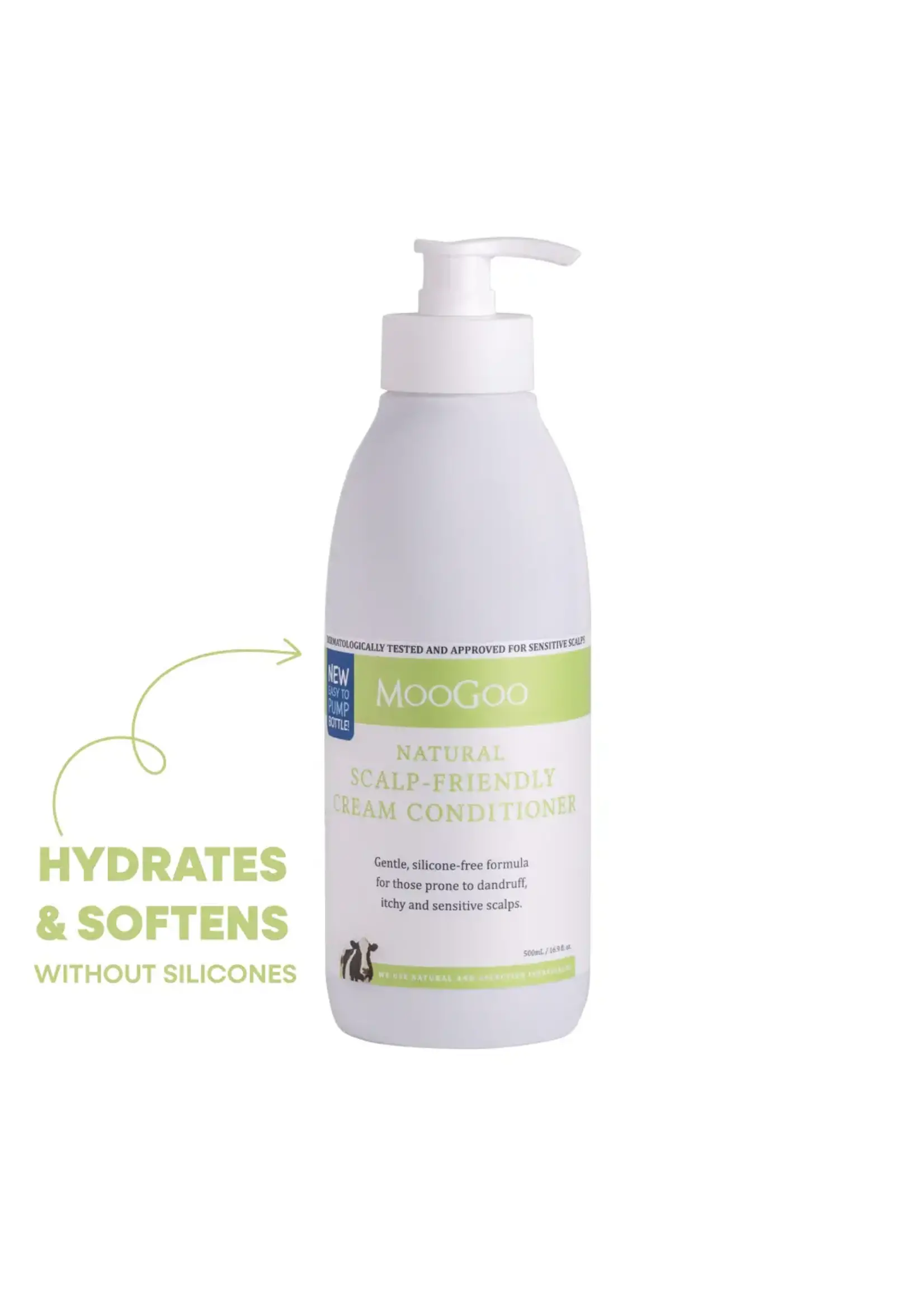 MooGoo MooGoo Natural Cream Conditioner 1 litre (Sensitive Scalp)