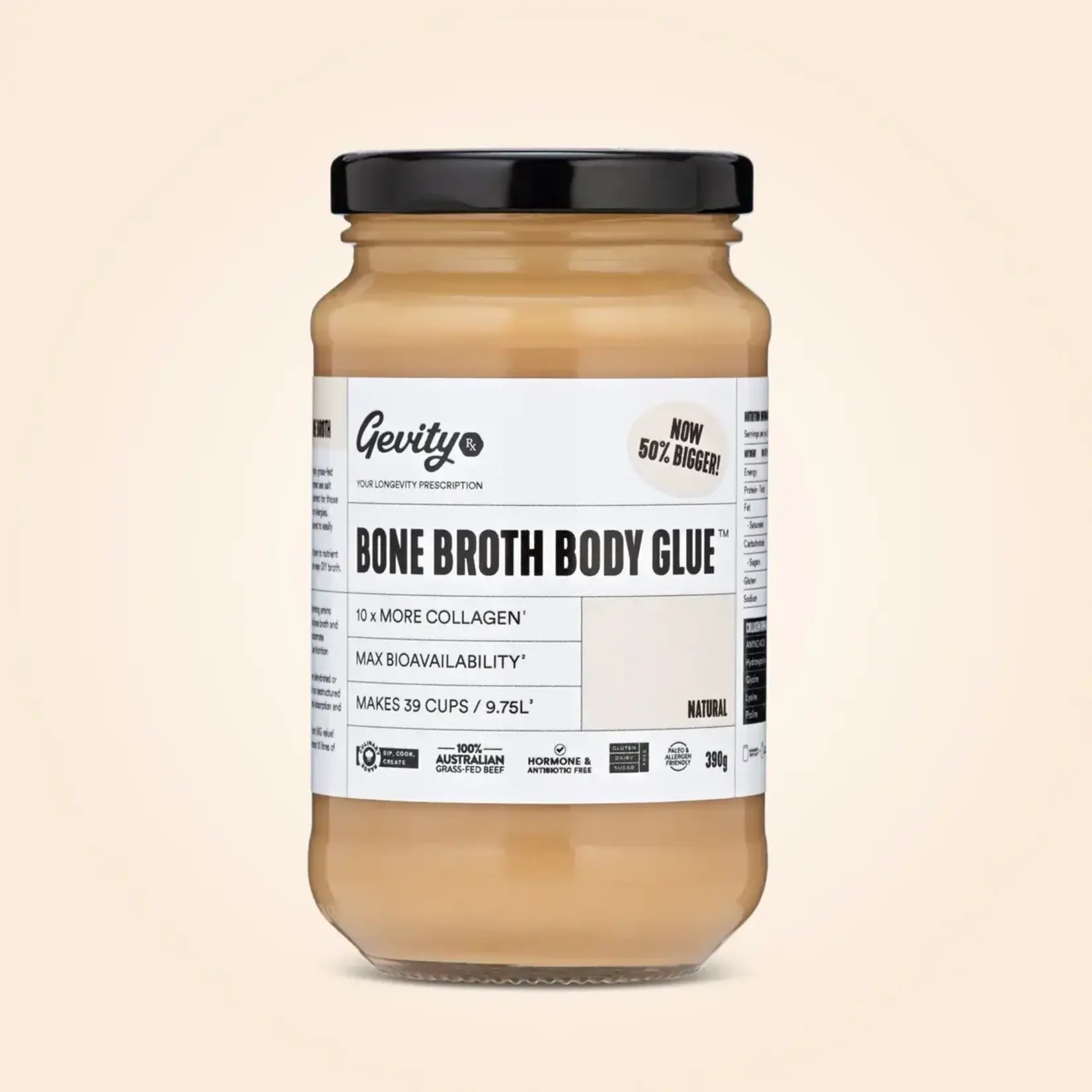 Gevity Gevity Rx Bone Broth Body Glue 390g Natural