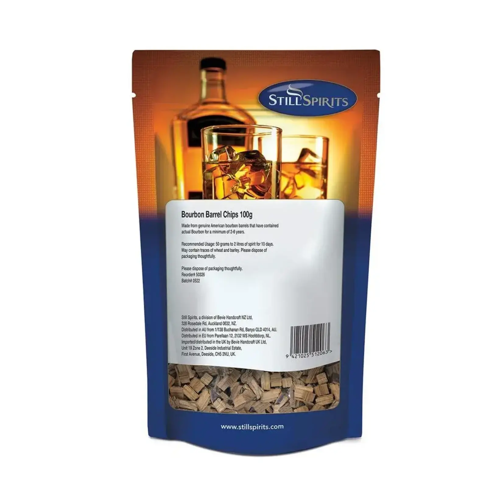 Still Spirits Still Spirits Bourbon Barrel Chips 100g