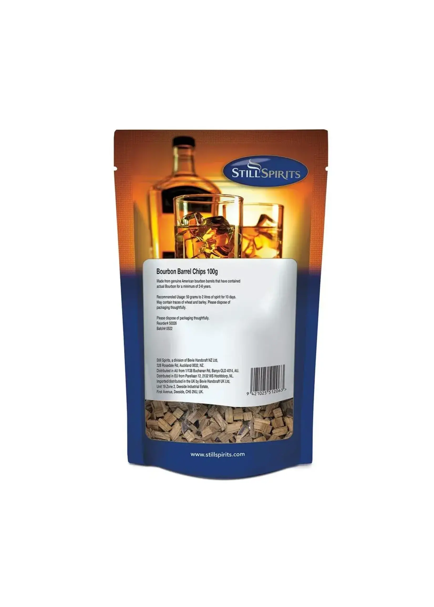 Still Spirits Still Spirits Bourbon Barrel Chips 100g