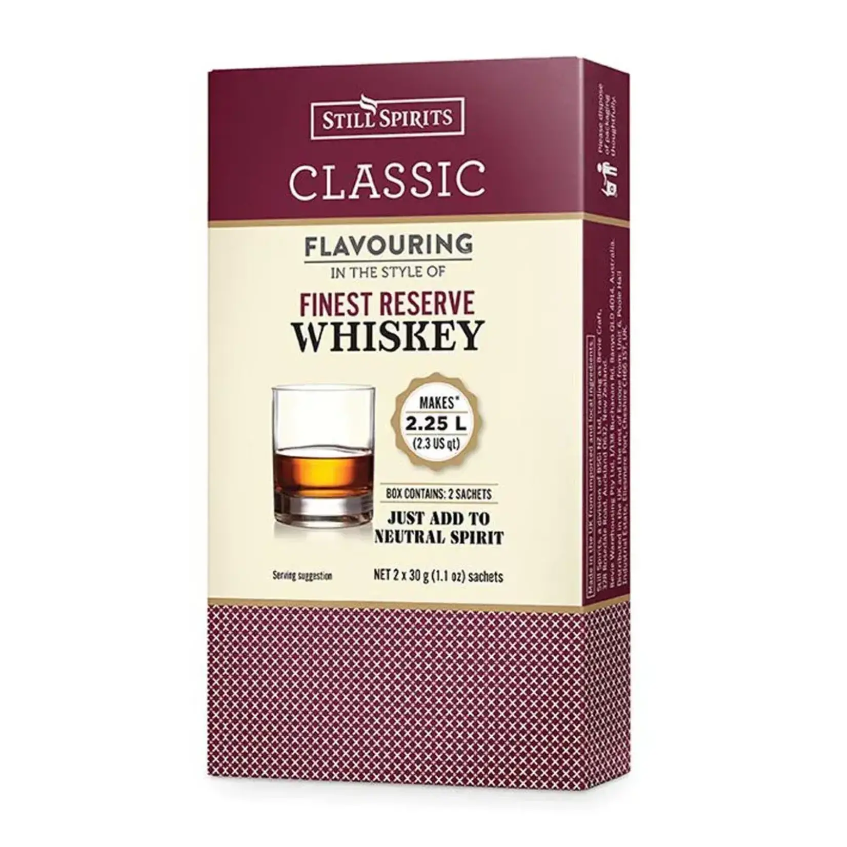 Still Spirits Still Spirits Classic Finest Reserve Scotch Whiskey  2x 30g  Sachets