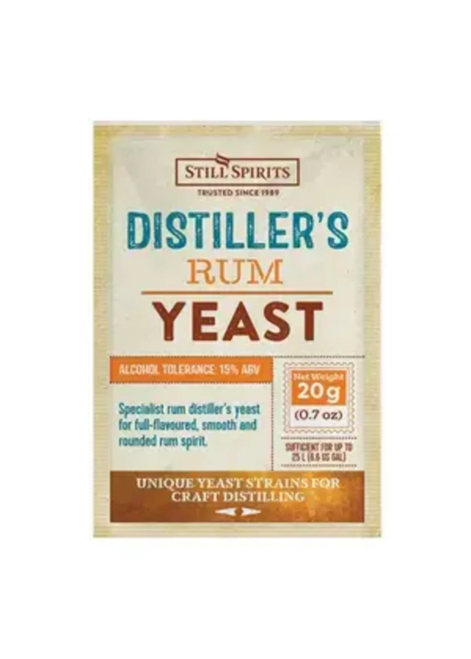Still Spirits Still Spirits Distillers  Rum Yeast 20g