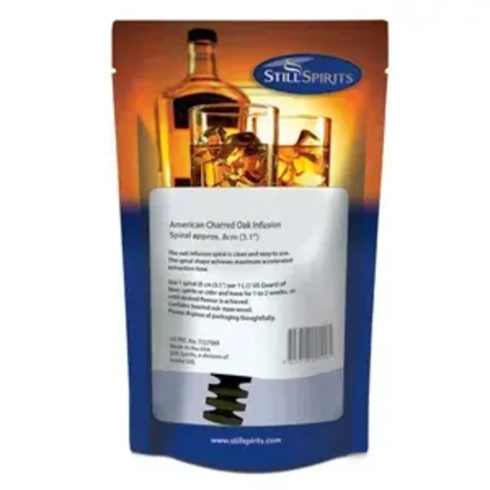 Still Spirits Still Spirits American Charred Oak Infusion Bottle Spiral