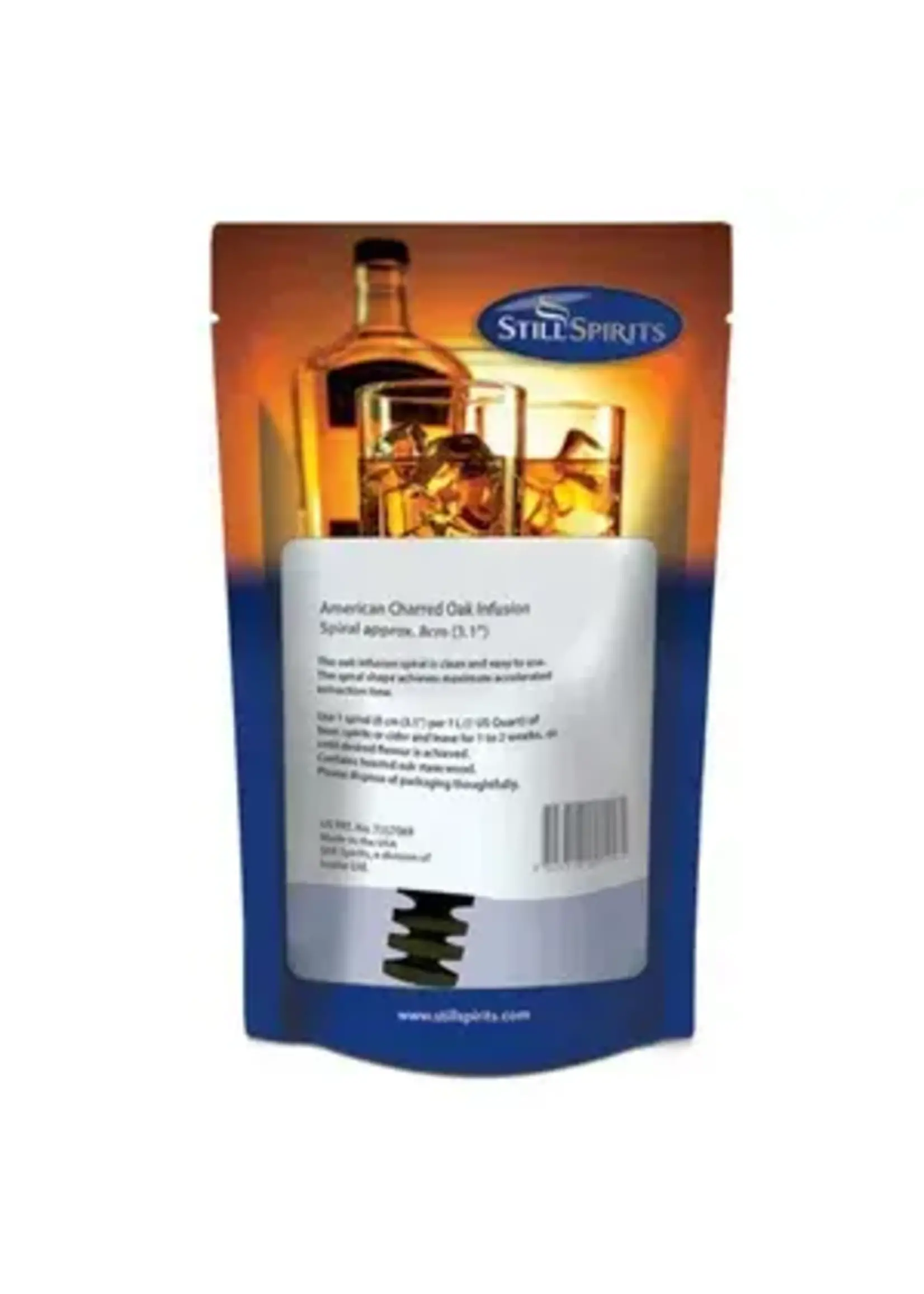 Still Spirits Still Spirits American Charred Oak Infusion Bottle Spiral