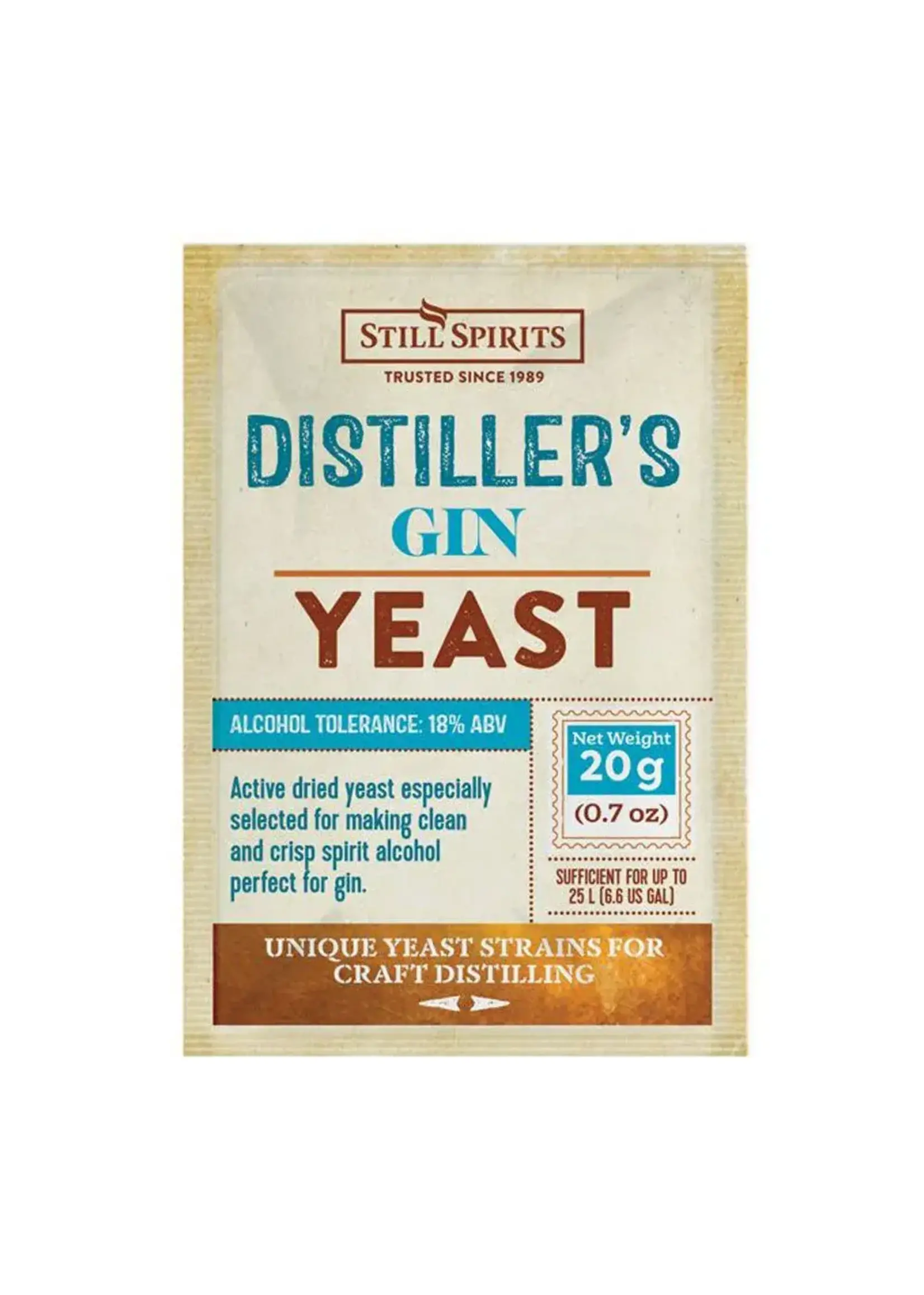 Still Spirits Still Spirits Distiller's Yeast Gin 20g
