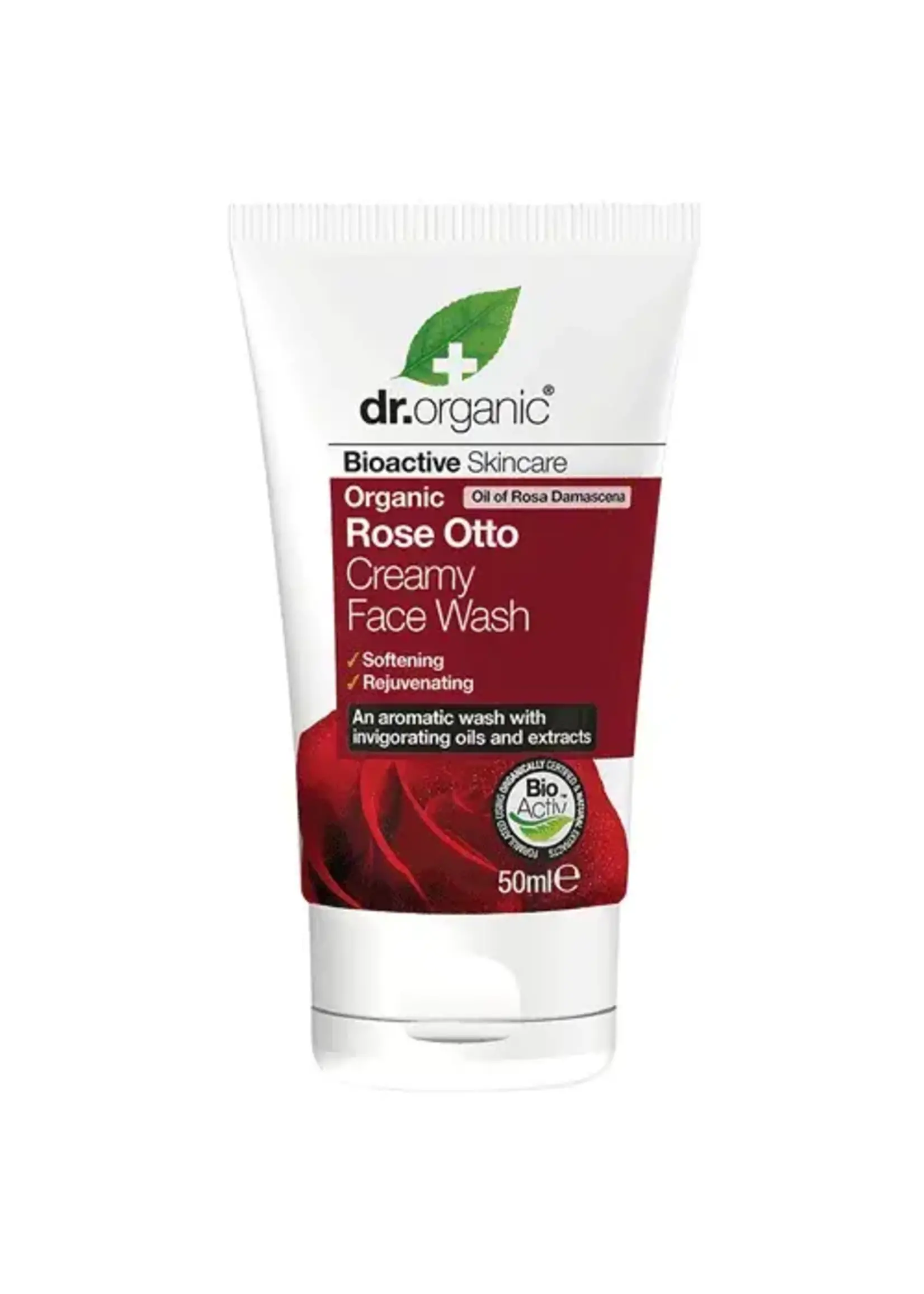 Dr Organic Dr Organic Rose Otto Creamy Face Wash 50 ml Travel size