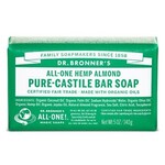 Dr Bronners Dr Bronners Organic Pure Castile Bar Soap Almond 140g (Dark  Green)