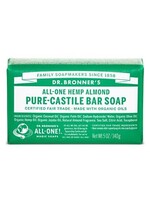Dr Bronners Dr Bronners Organic Pure Castile Bar Soap Almond 140g (Dark  Green)