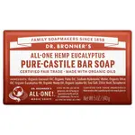 Dr Bronners Dr Bronners Organic Pure Castile Bar Soap Eucalyptus 140g ( Brown)