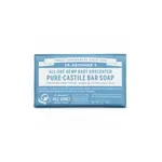 Dr Bronners Dr Bronners Organic Pure Castile Bar Soap Unscented 140g ( Light Blue)