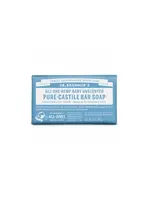 Dr Bronners Dr Bronners Organic Pure Castile Bar Soap Unscented 140g ( Light Blue)