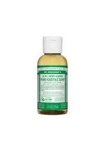 Dr Bronners Dr Bronners Organic Pure Castile Liquid  Soap Almond 59ml ( Dark green)
